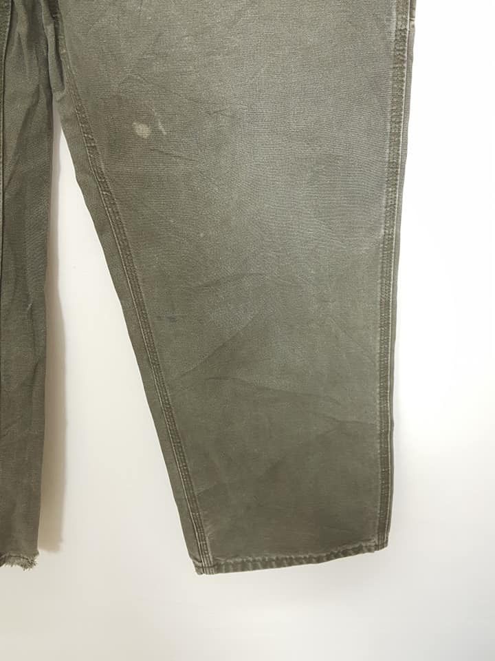 Carhartt Cotton Canvas Wide Relax Carpenter Dungaree Fit Pant Size US 39 - 10 Thumbnail