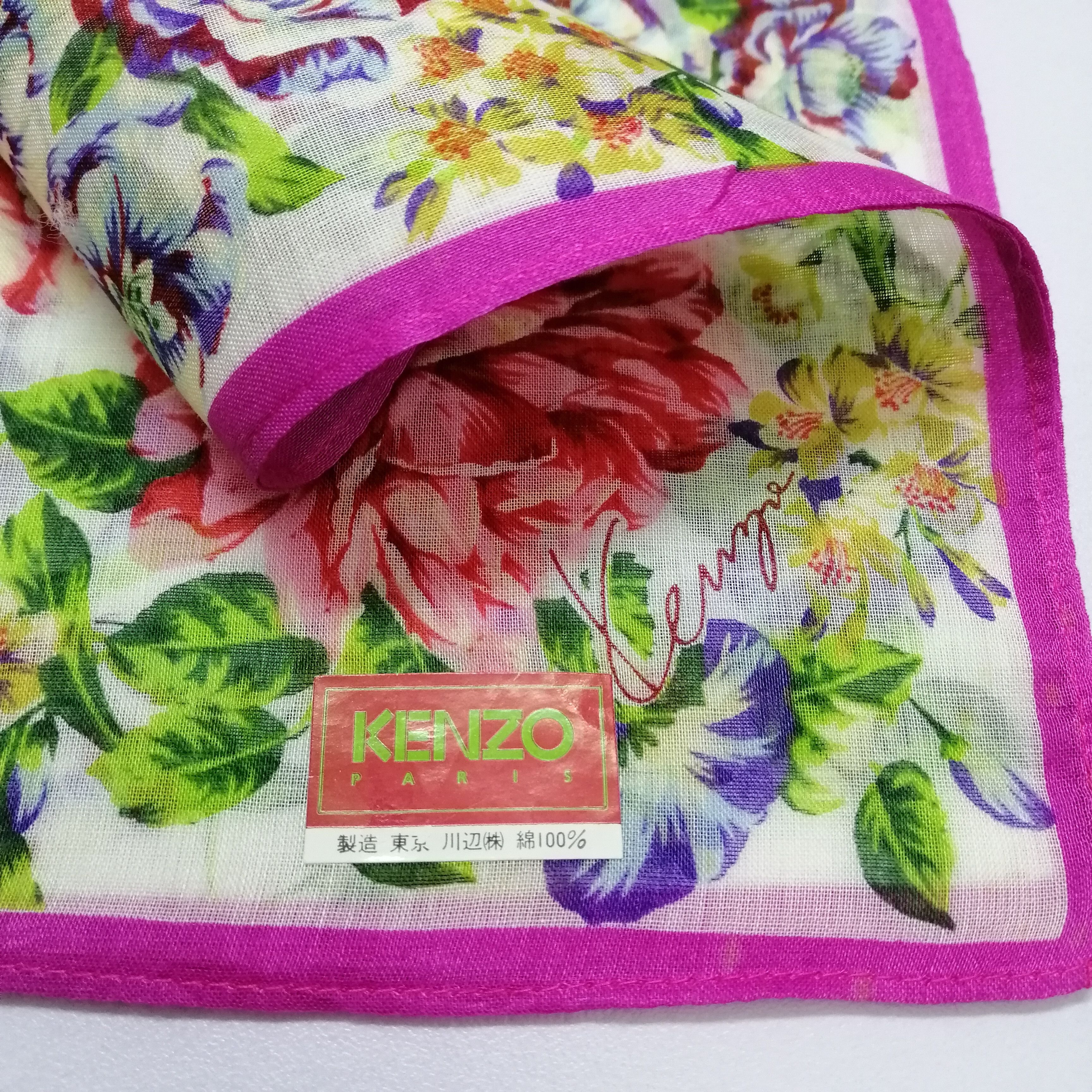 Kenzo Kenzo Handkerchief/Neckerchief/Bandana-KD2146 Size ONE SIZE - 4 Thumbnail