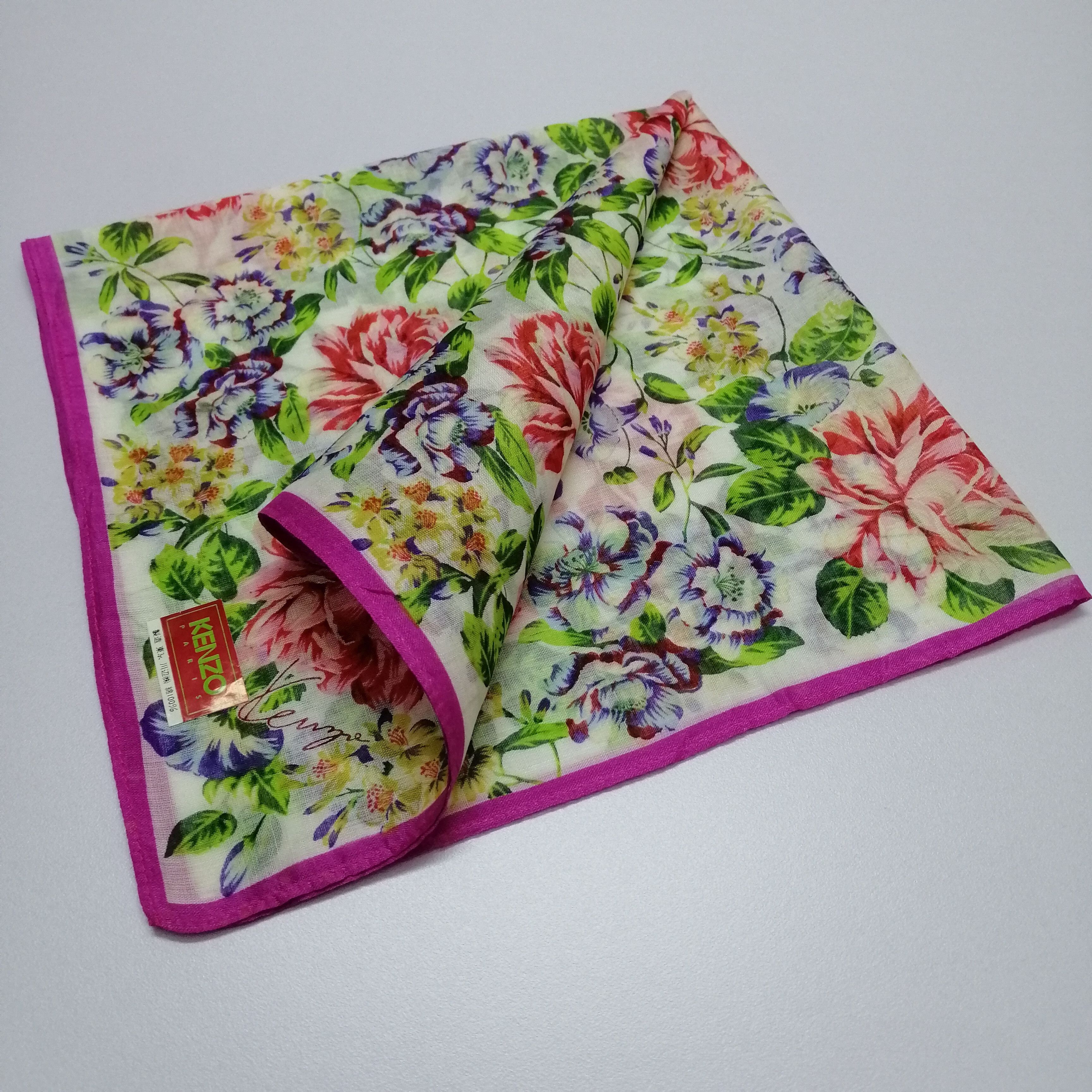 Kenzo Kenzo Handkerchief/Neckerchief/Bandana-KD2146 Size ONE SIZE - 3 Thumbnail