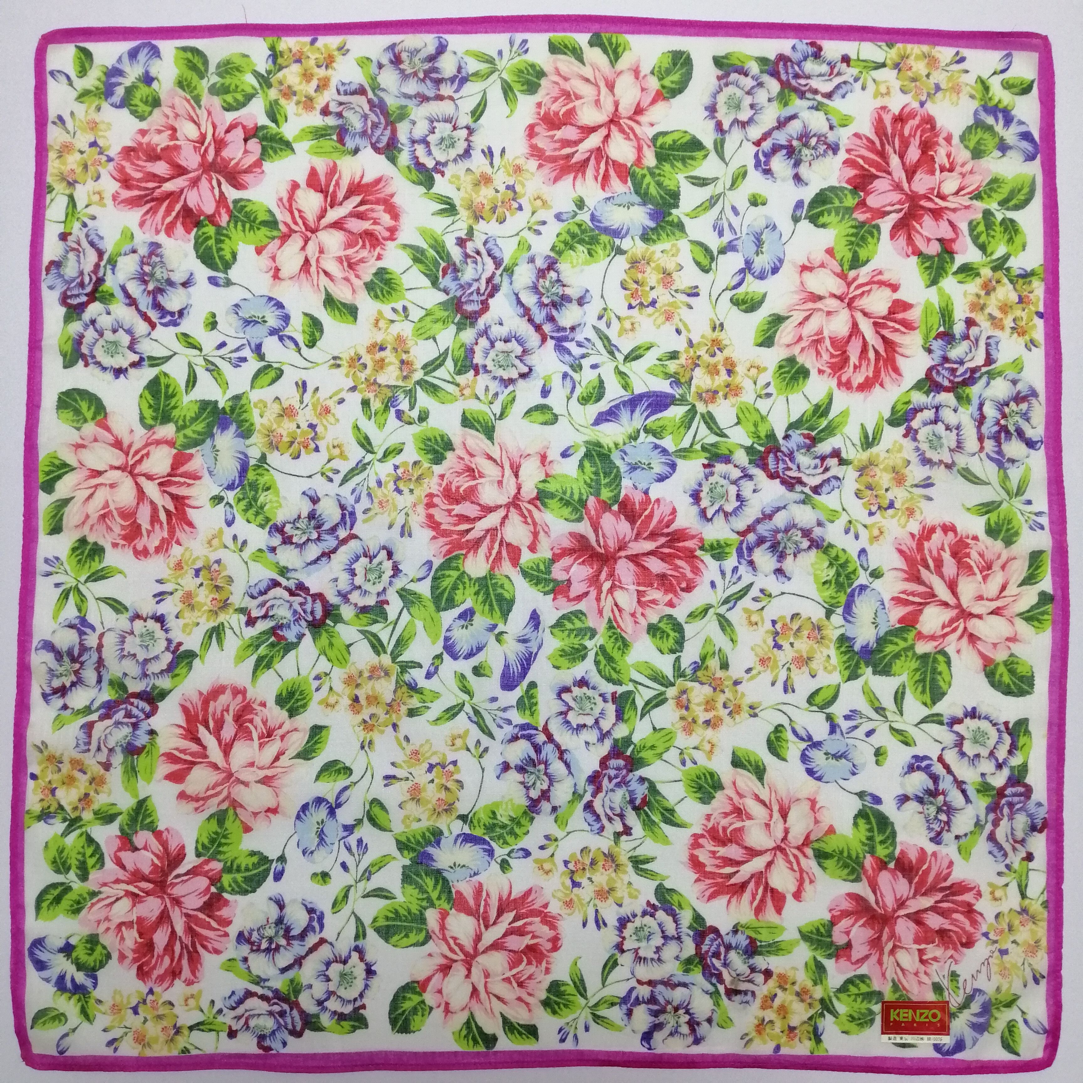Kenzo Kenzo Handkerchief/Neckerchief/Bandana-KD2146 Size ONE SIZE - 2 Thumbnail