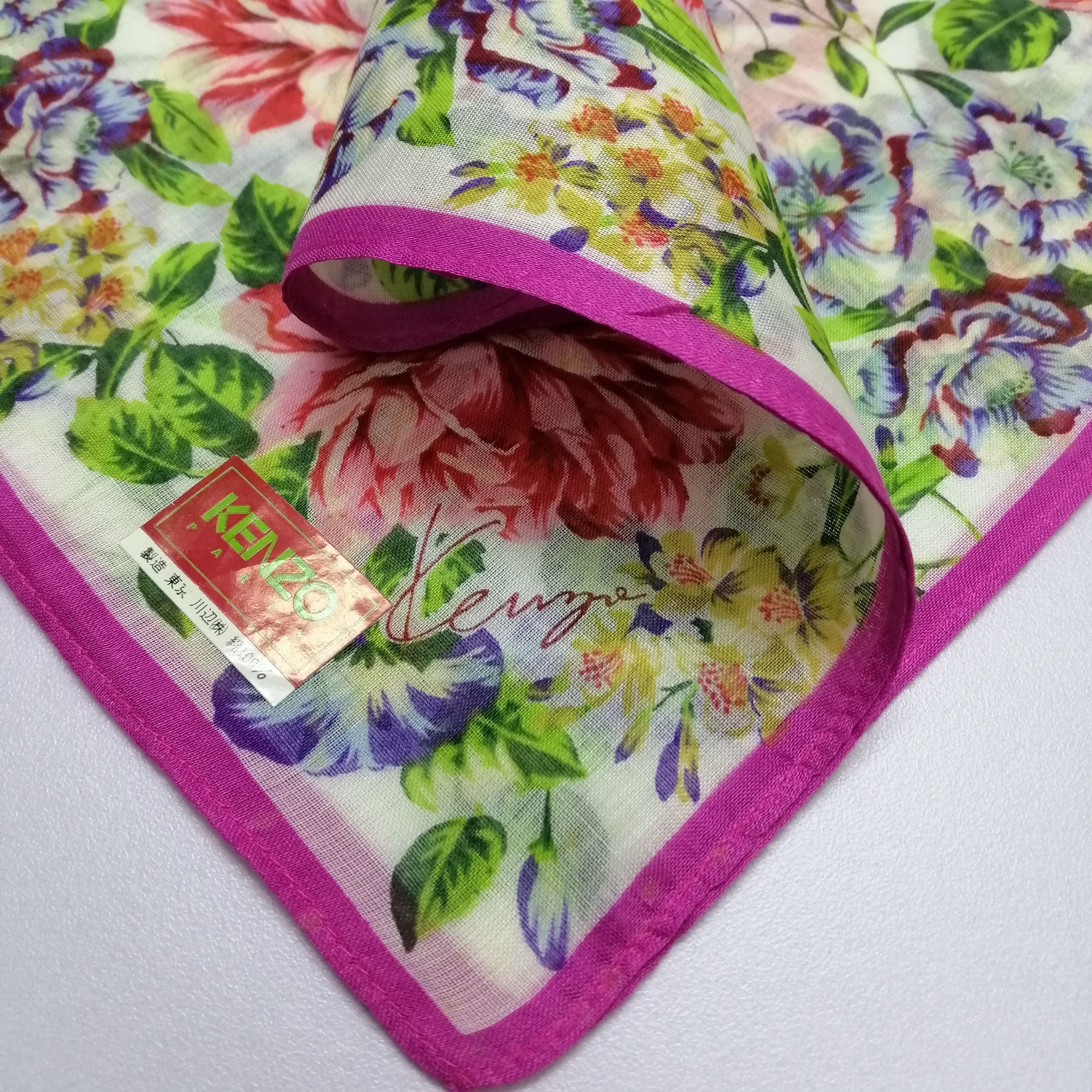 Kenzo Kenzo Handkerchief/Neckerchief/Bandana-KD2146 Size ONE SIZE - 5 Thumbnail