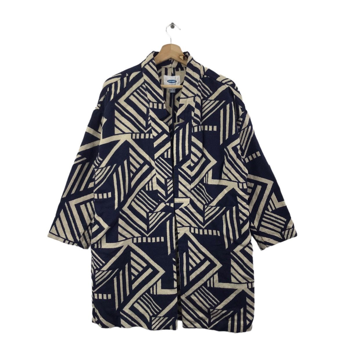 Old Navy OLD NAVY Native Navajo Aztec Overprint Cardigan Parka Size M / US 6-8 / IT 42-44 - 1 Thumbnail