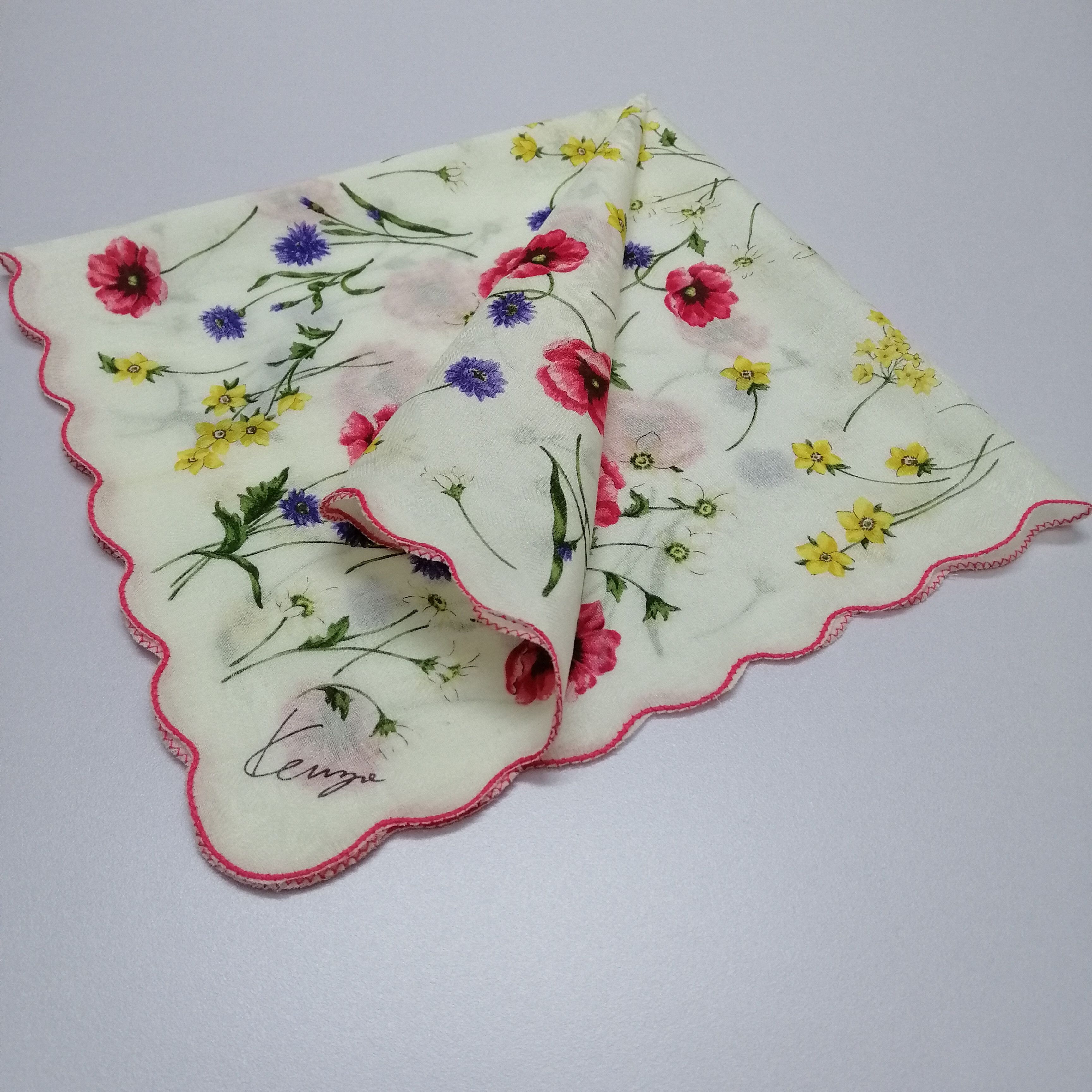 Kenzo Vintage Kenzo Handkerchief/Neckerchief/Bandana-KD2147 Size ONE SIZE - 5 Thumbnail
