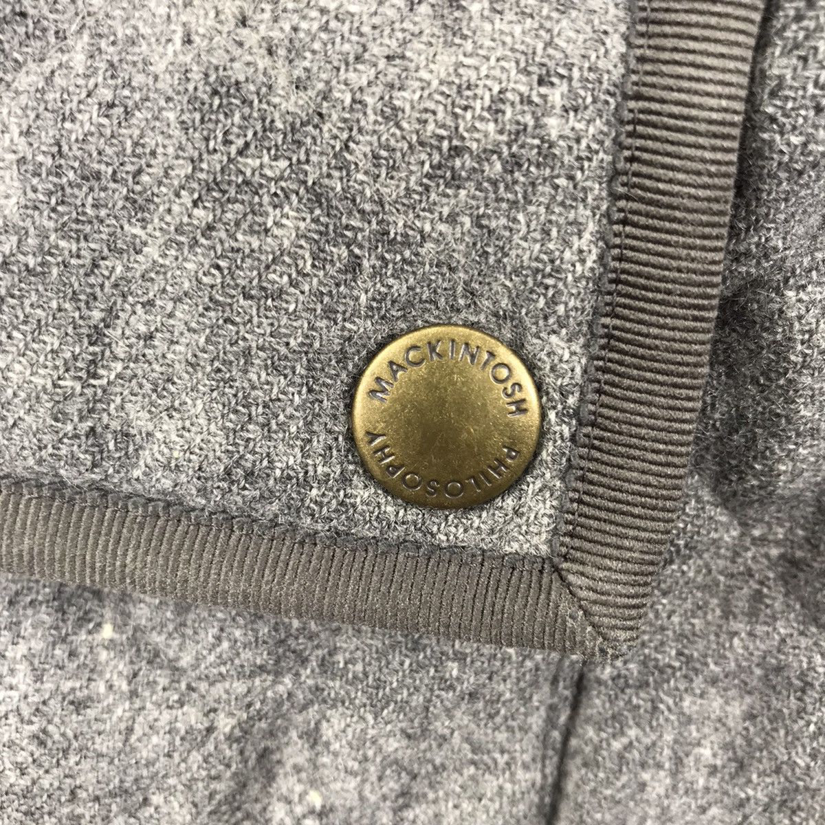 Mackintosh MACKINTOSH PHILOSOPHY Scotland Designer Quilted Grey Parka Size XS / US 0-2 / IT 36-38 - 4 Thumbnail