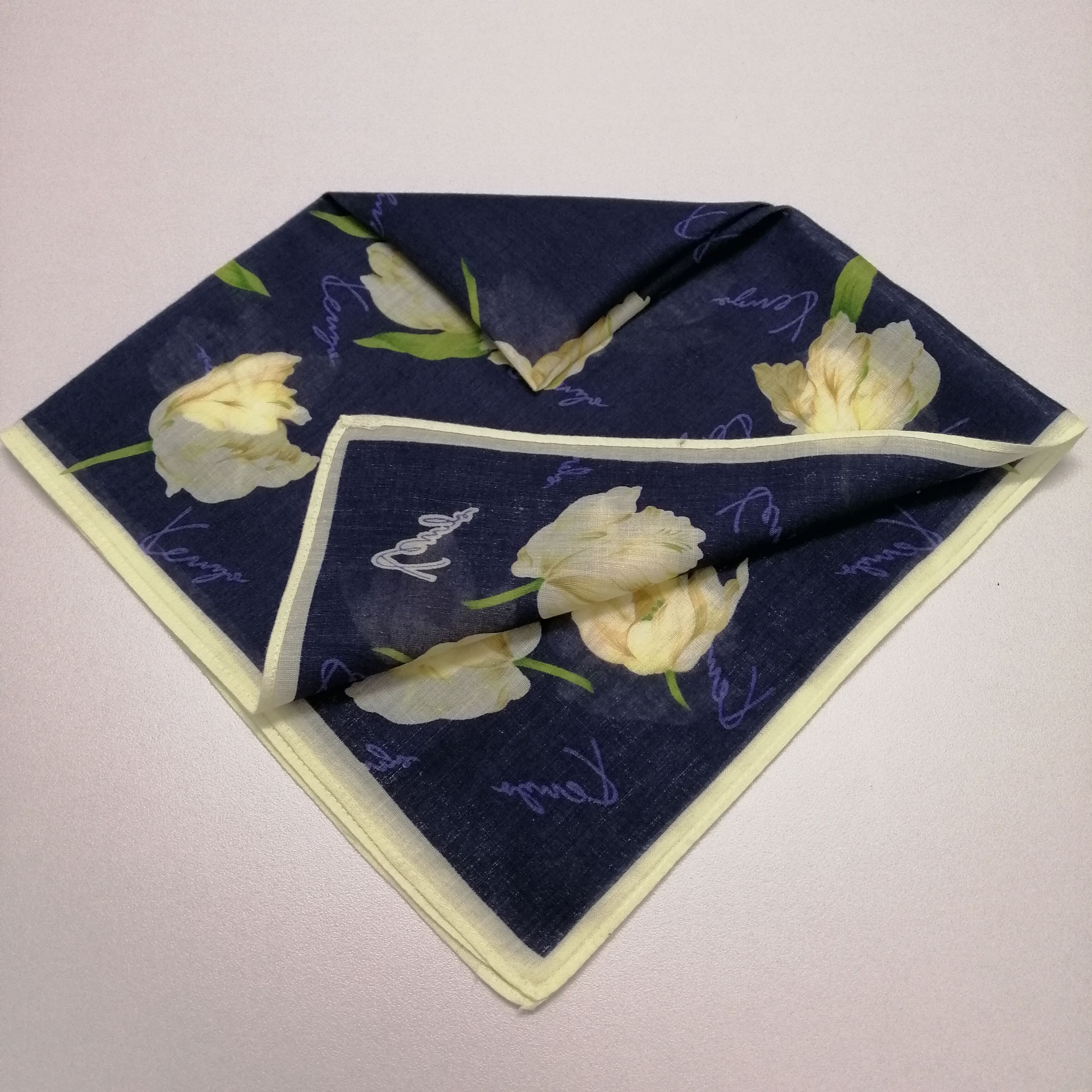 Kenzo × Vintage Kenzo Handkerchief/Neckerchief/Bandana-KD2159 Size ONE SIZE - 4 Thumbnail