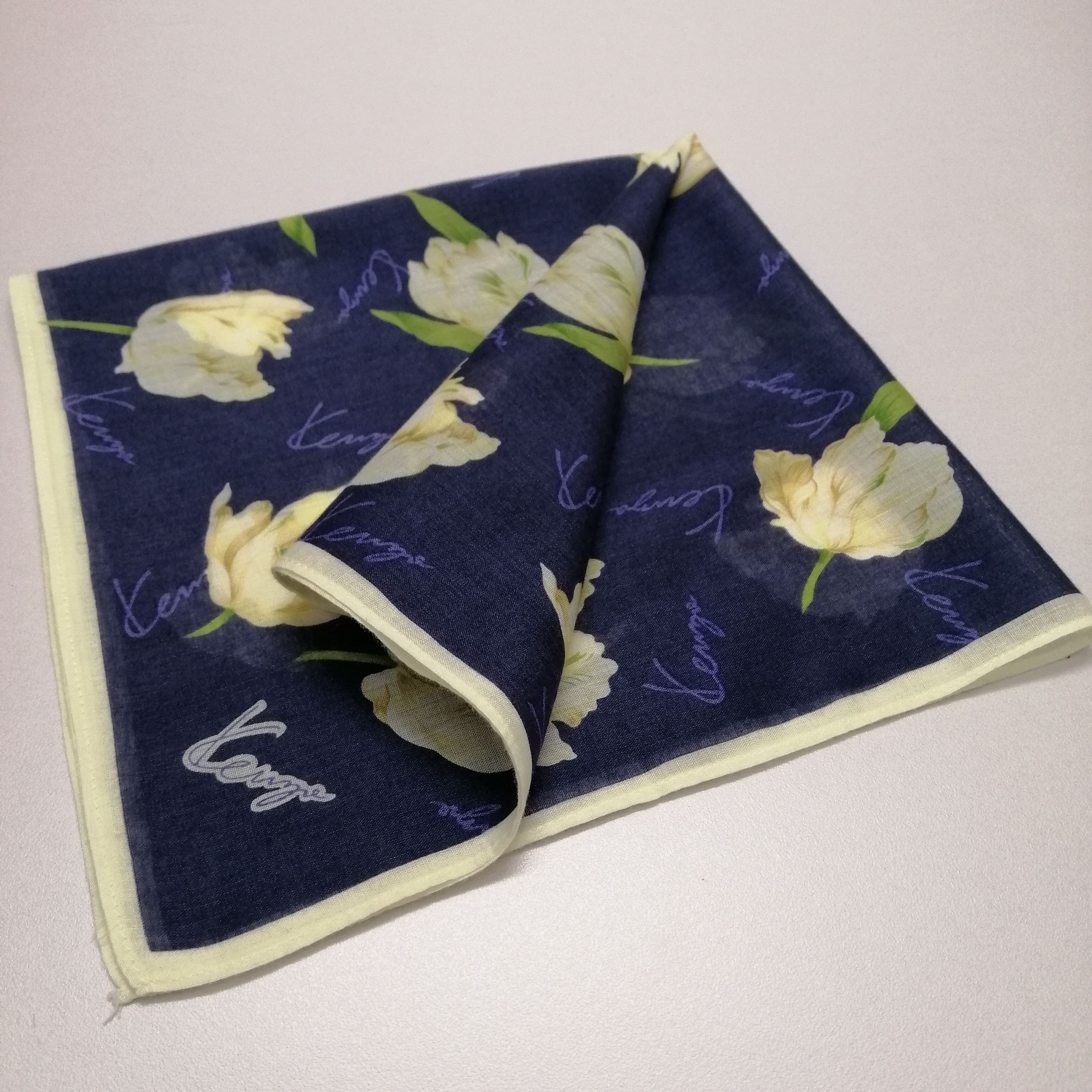 Kenzo × Vintage Kenzo Handkerchief/Neckerchief/Bandana-KD2159 Size ONE SIZE - 3 Thumbnail