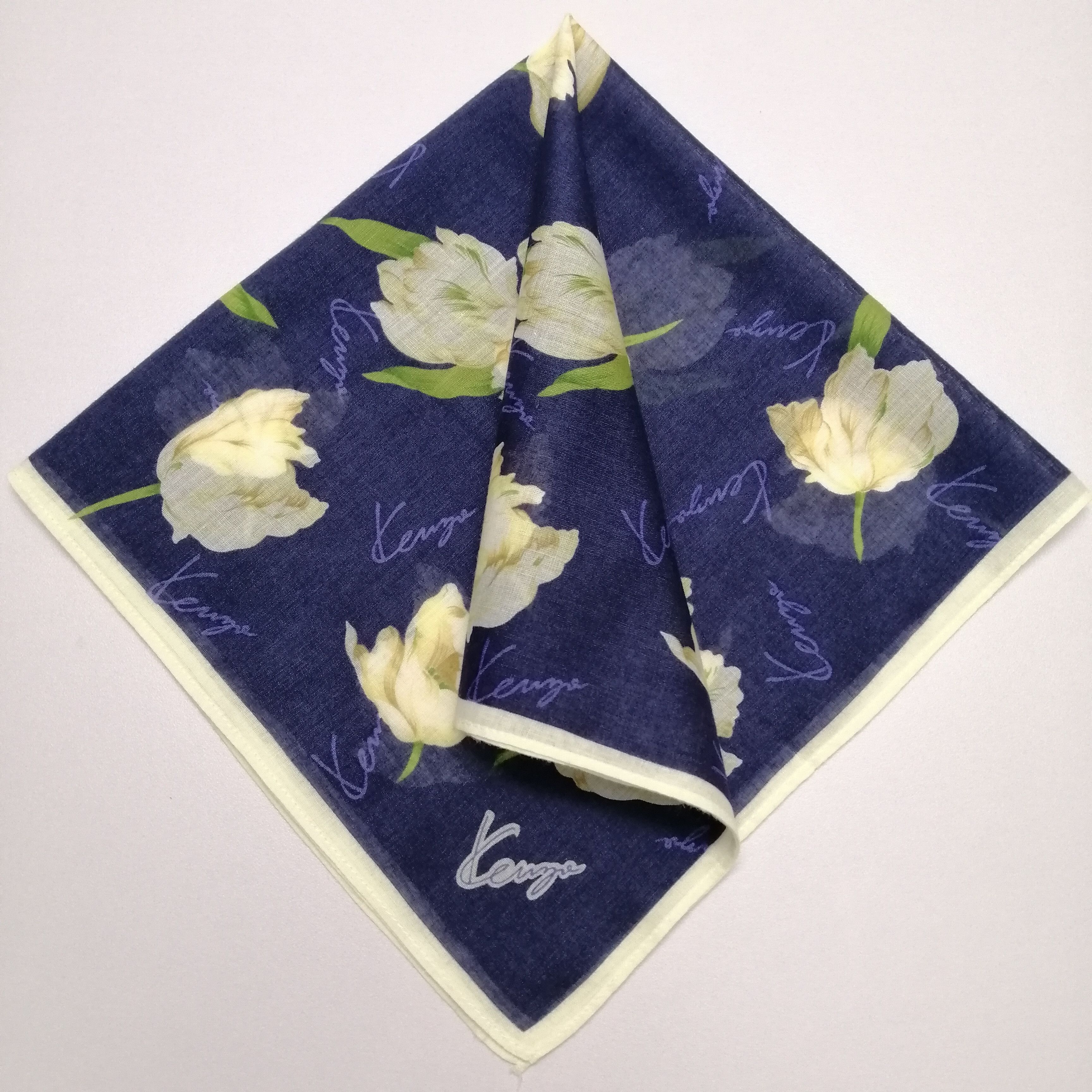 Kenzo × Vintage Kenzo Handkerchief/Neckerchief/Bandana-KD2159 Size ONE SIZE - 1 Thumbnail