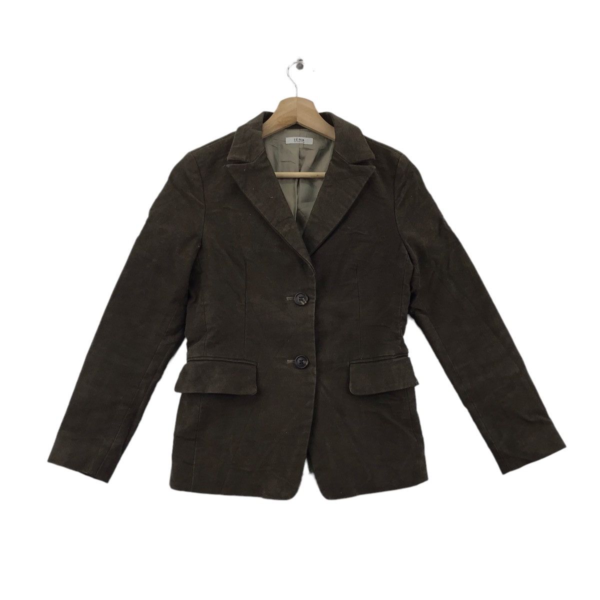 Japanese Brand IENA Japanese Brand France Plain Brown Coat Size XS / US 0-2 / IT 36-38 - 1 Thumbnail