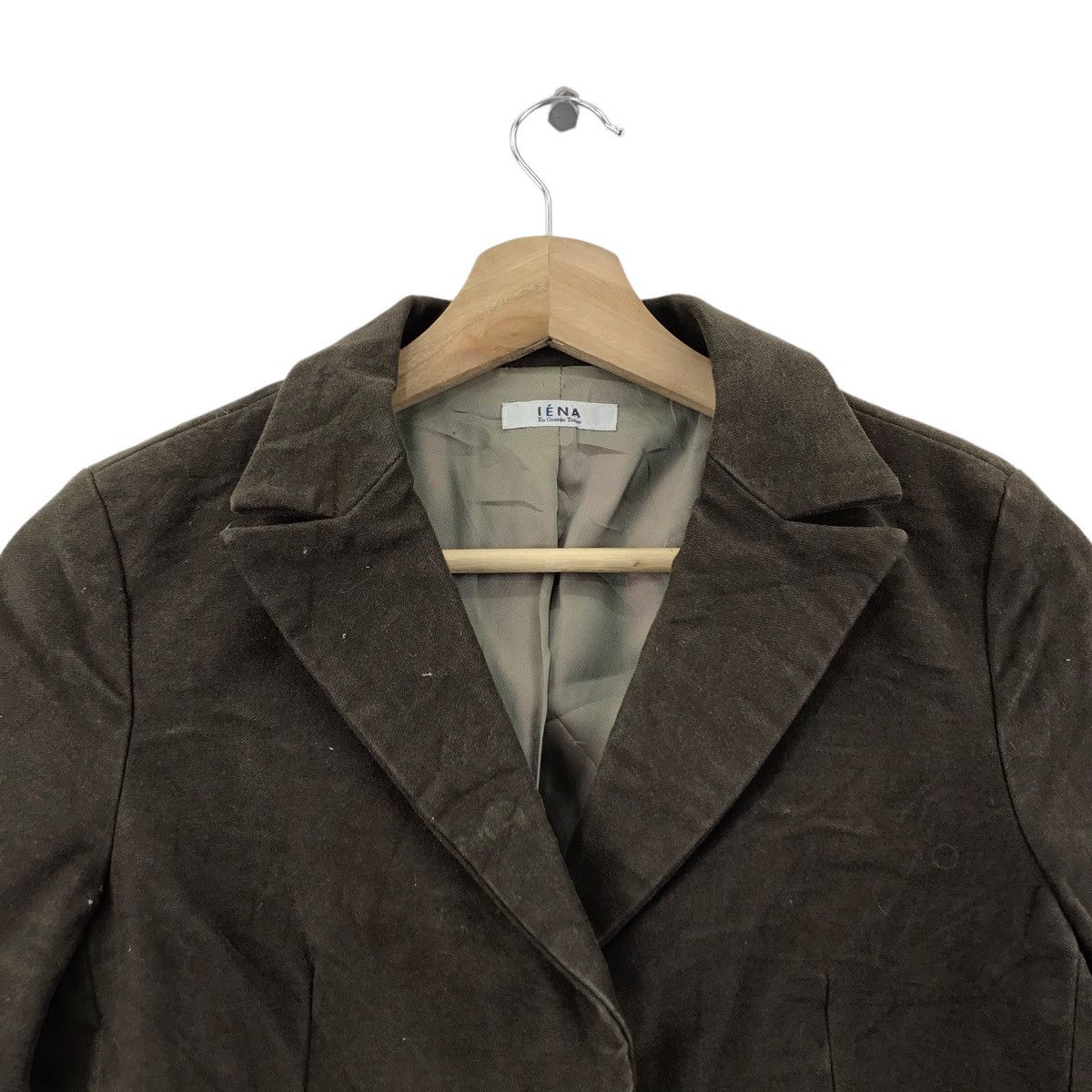 Japanese Brand IENA Japanese Brand France Plain Brown Coat Size XS / US 0-2 / IT 36-38 - 2 Thumbnail