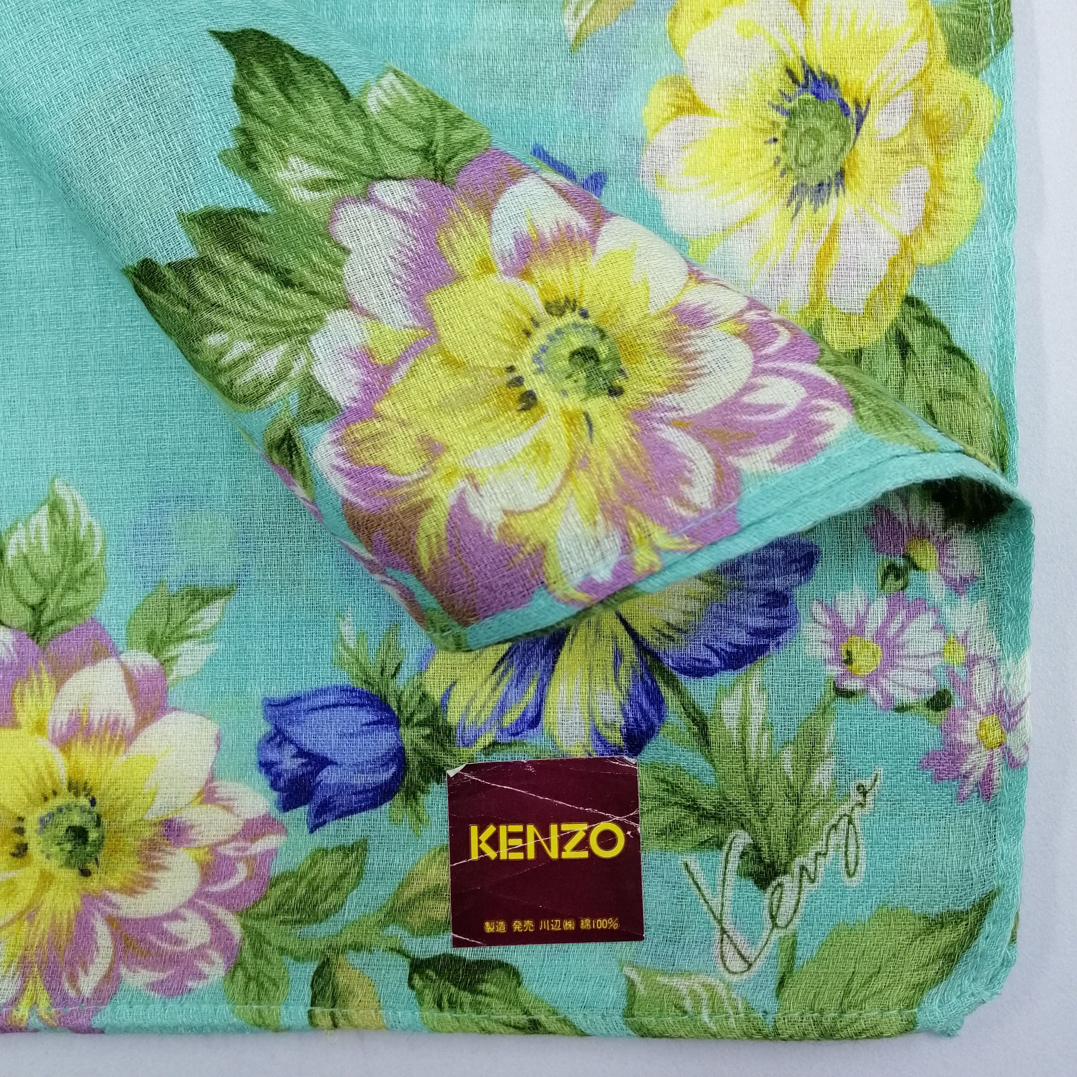 Kenzo Kenzo Handkerchief/Neckerchief/Bandana-KD2187 Size ONE SIZE - 4 Thumbnail