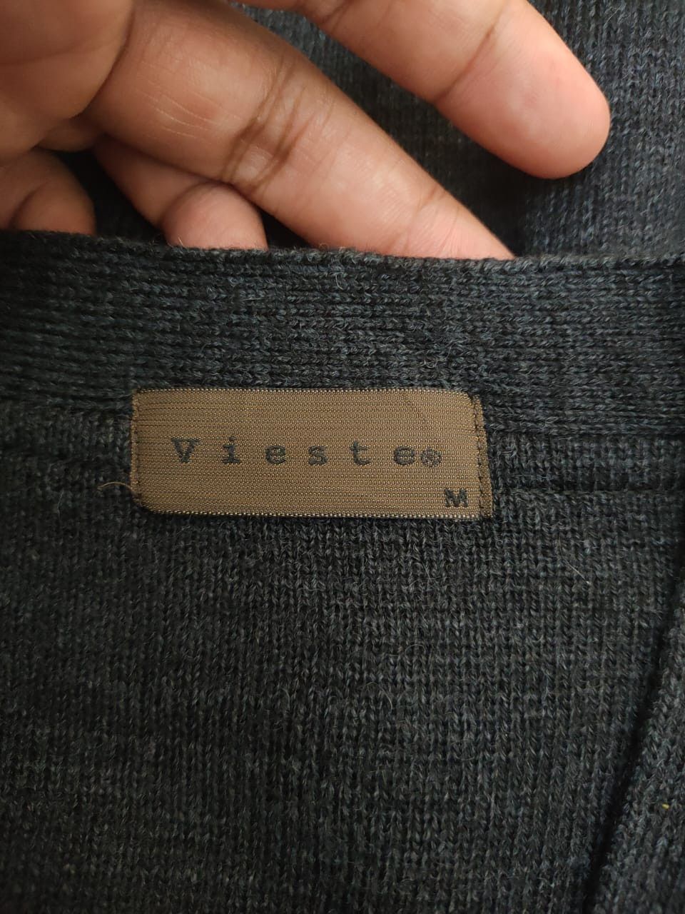 Vintage Vieste Checkered Cardigan Size US M / EU 48-50 / 2 - 4 Thumbnail
