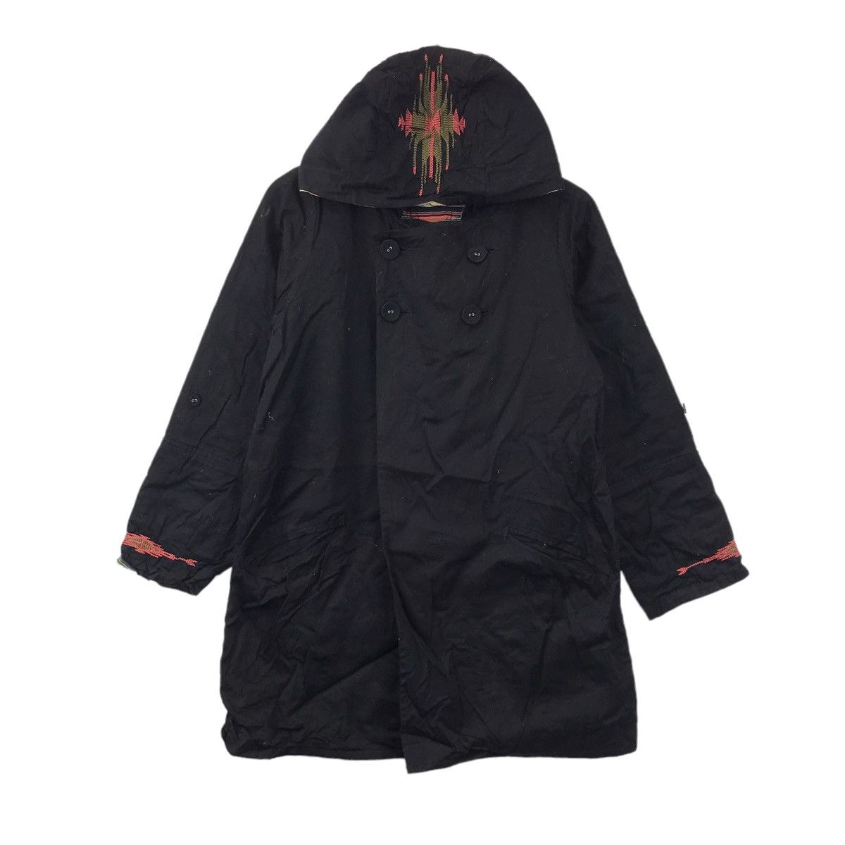 Vintage TITICACA Japanese Brand Native Navajo Aztec EmbroideredParka Size XS / US 0-2 / IT 36-38 - 1 Thumbnail