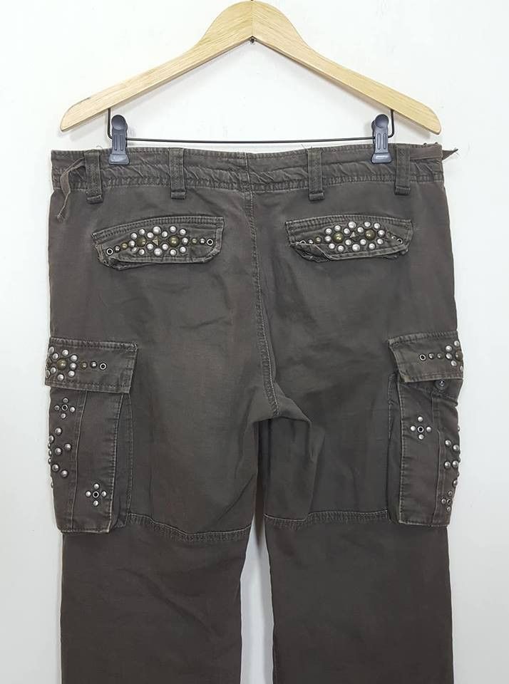 Japanese Brand Japan Studded Ankle Zipper Adjustable Drawstring Waist/ Hem Size US 37 - 9 Thumbnail