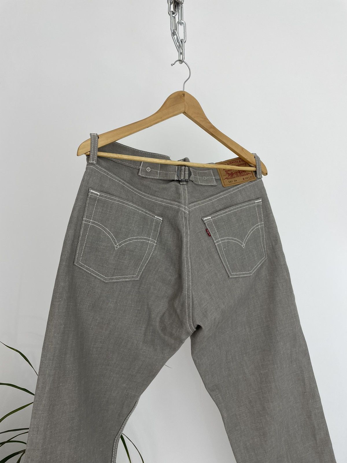 Levi's Vintage Levi’s Jeans Worker Waxed Style Size US 33 - 6 Thumbnail