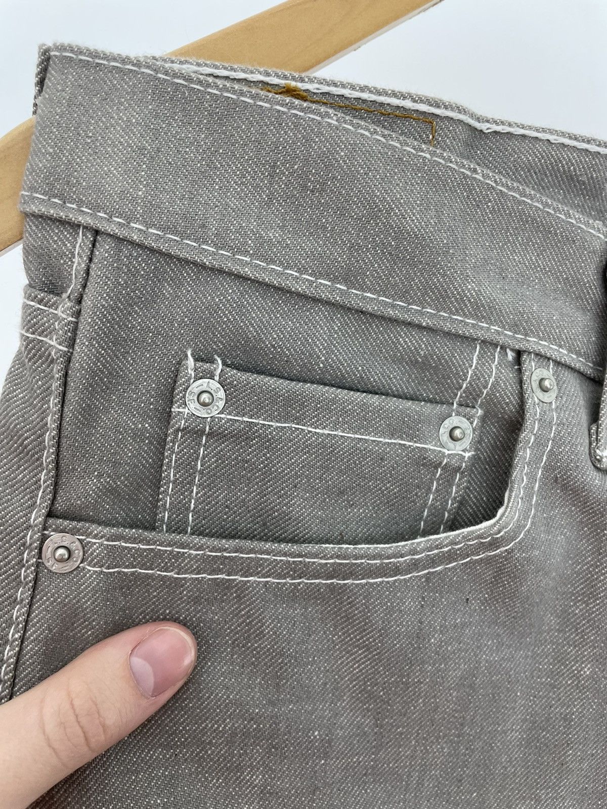Levi's Vintage Levi’s Jeans Worker Waxed Style Size US 33 - 10 Thumbnail
