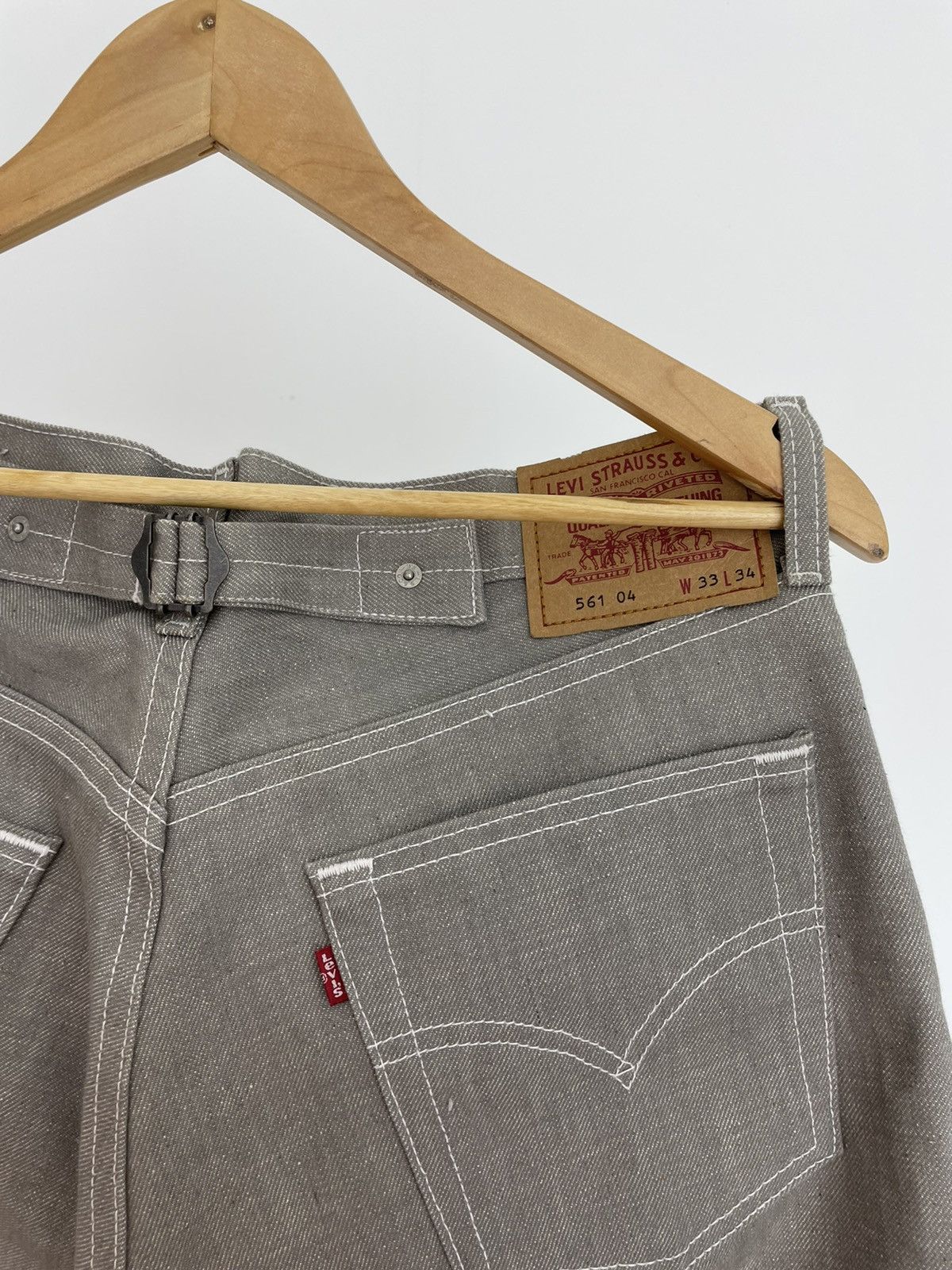 Levi's Vintage Levi’s Jeans Worker Waxed Style Size US 33 - 7 Thumbnail