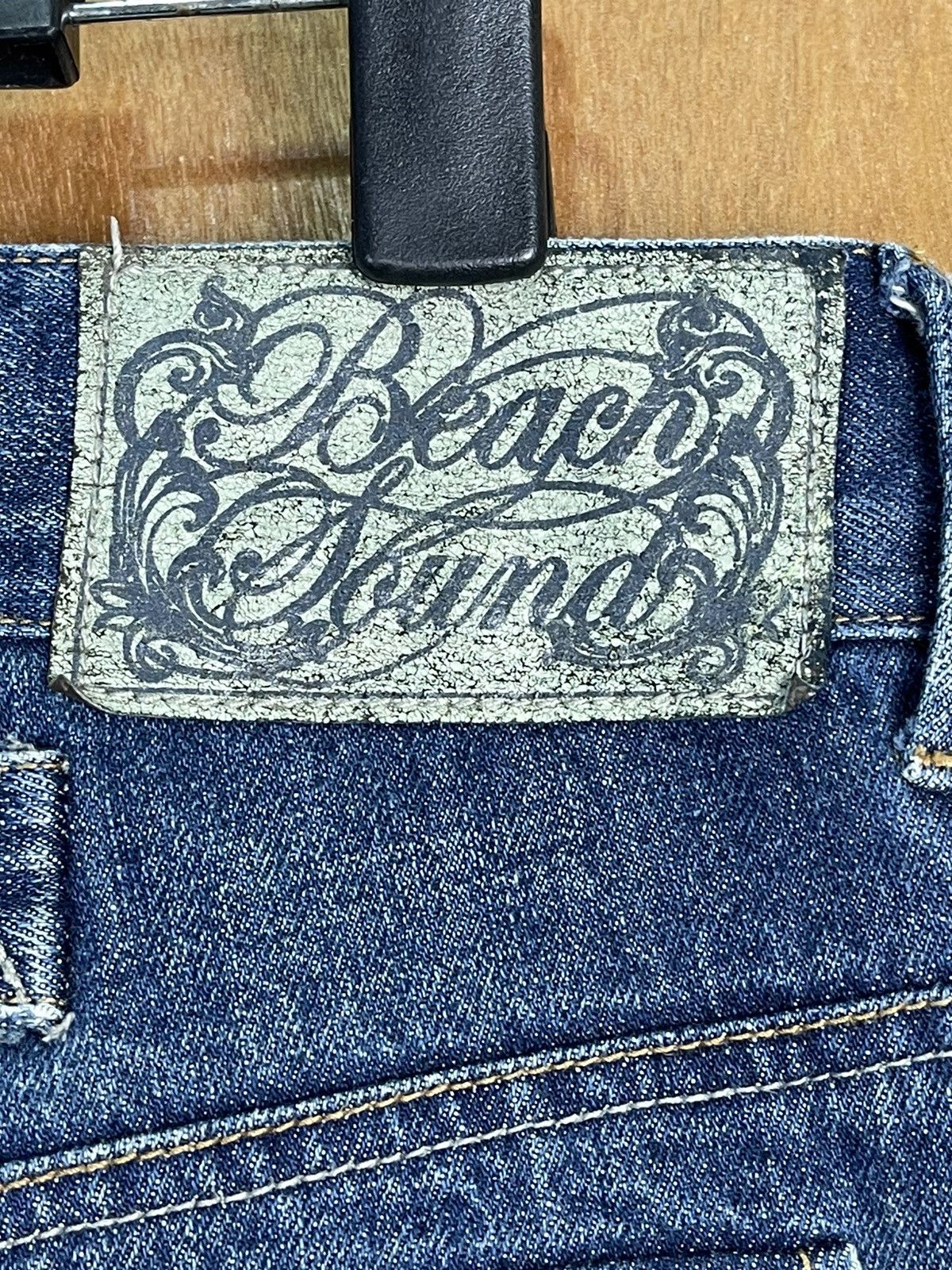 Japanese Brand × Vintage 🏄🏻‍♂️Surfing Style Design By Beach Sound Surf Wave Logo Denim Size US 31 - 7 Thumbnail