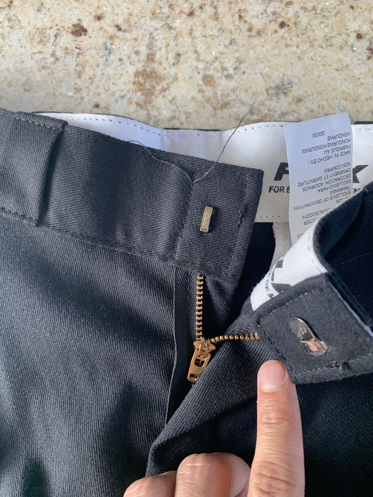 Dickies Black Flex Work Pants Size US 30 / EU 46 - 9 Thumbnail
