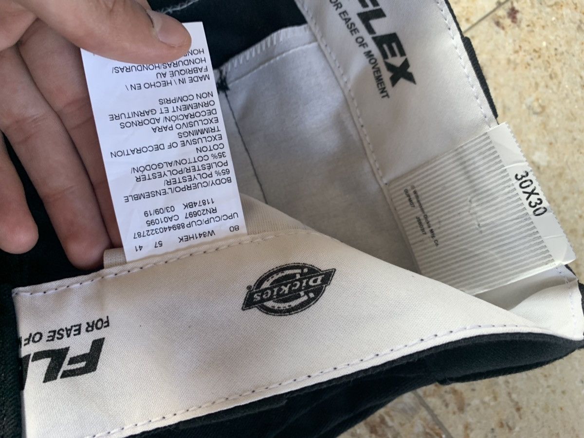 Dickies Black Flex Work Pants Size US 30 / EU 46 - 8 Thumbnail