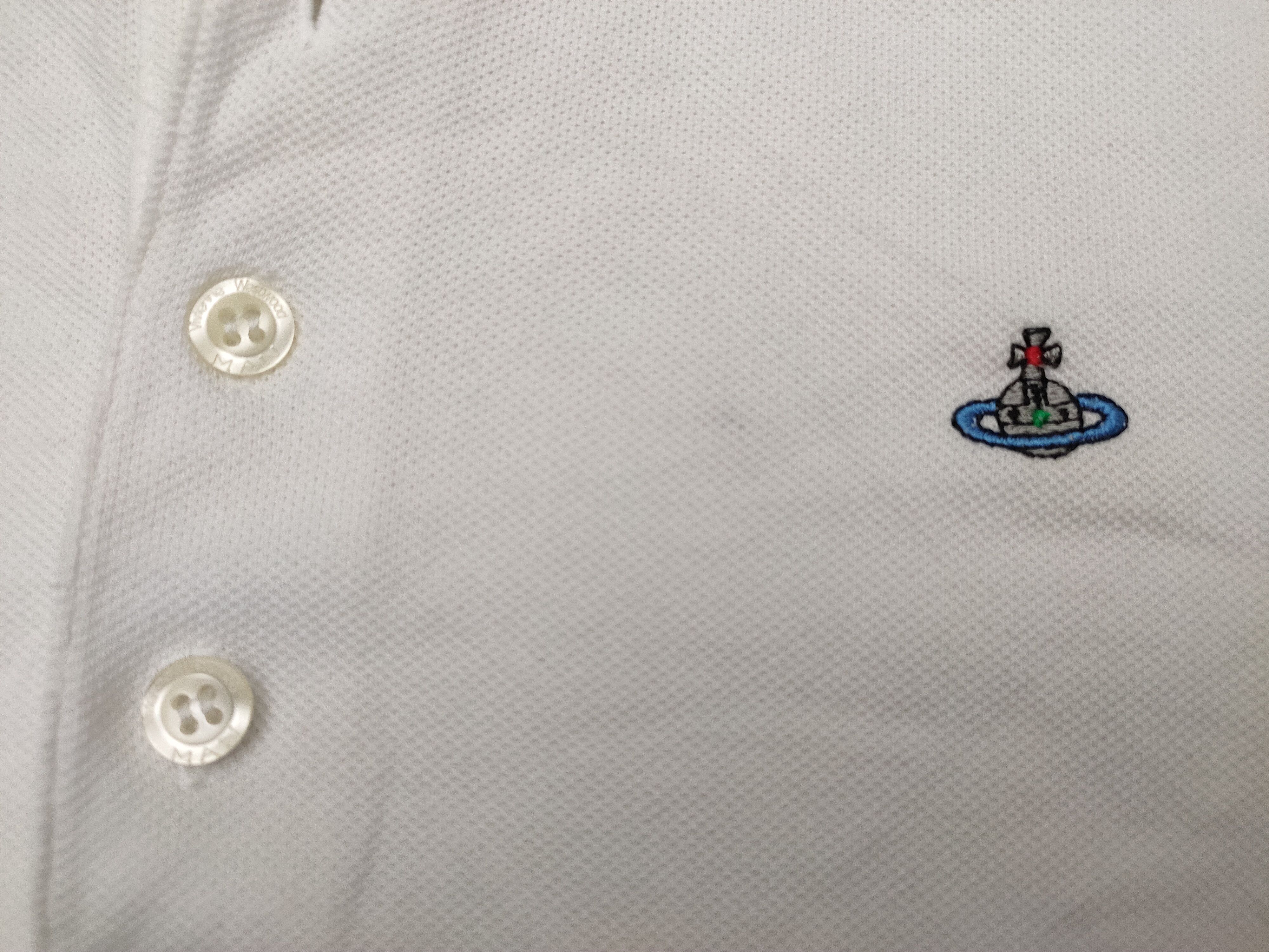 Vivienne Westwood Vivienne Westwood Orb Embroidered Ringer Polo Shirt Size US S / EU 44-46 / 1 - 5 Thumbnail