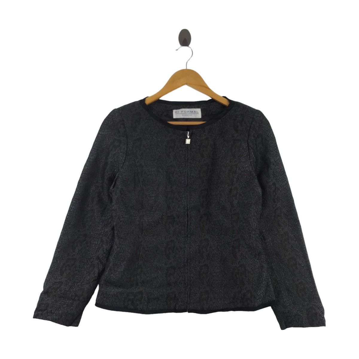 Givenchy HI FORMAL By GIVENCHY FrenchDesigner BlackLace PatternJacket Size XS / US 0-2 / IT 36-38 - 1 Thumbnail