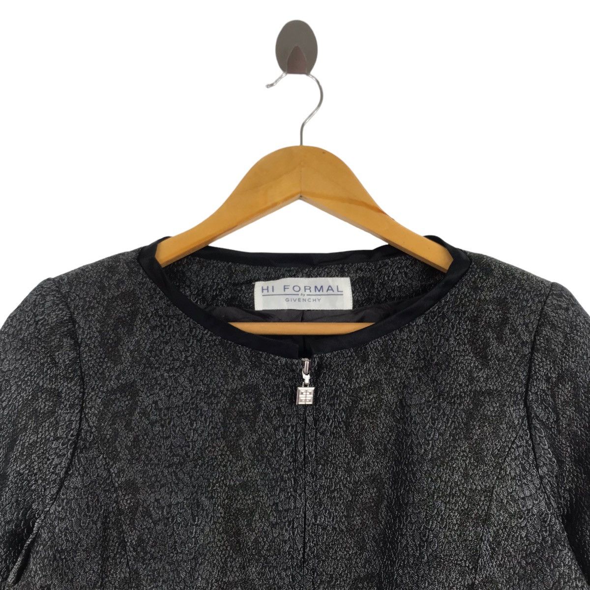Givenchy HI FORMAL By GIVENCHY FrenchDesigner BlackLace PatternJacket Size XS / US 0-2 / IT 36-38 - 2 Thumbnail