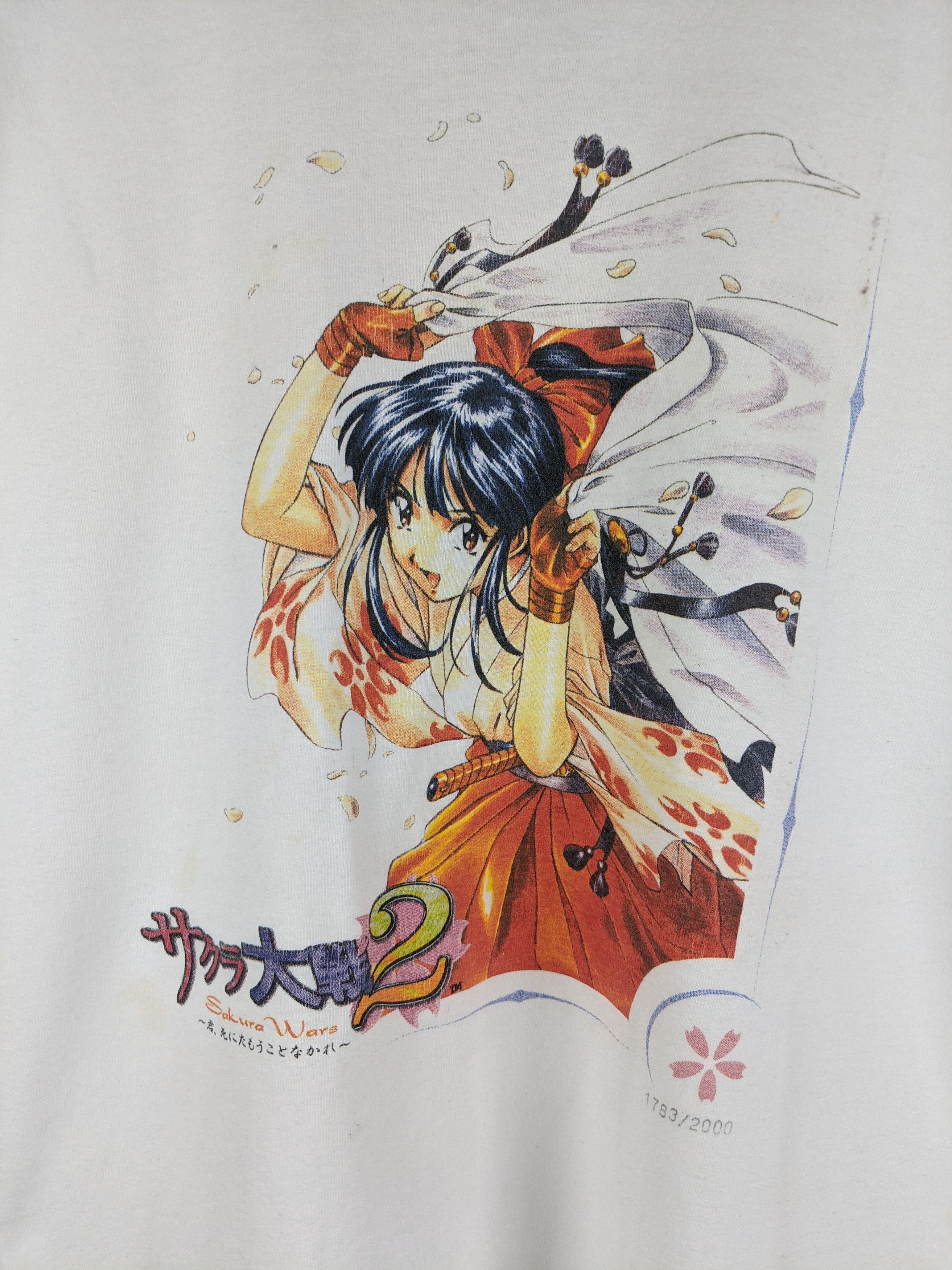 Vintage Vintage Sakura Wars anime 90s shirt Size US L / EU 52-54 / 3 - 2 Thumbnail