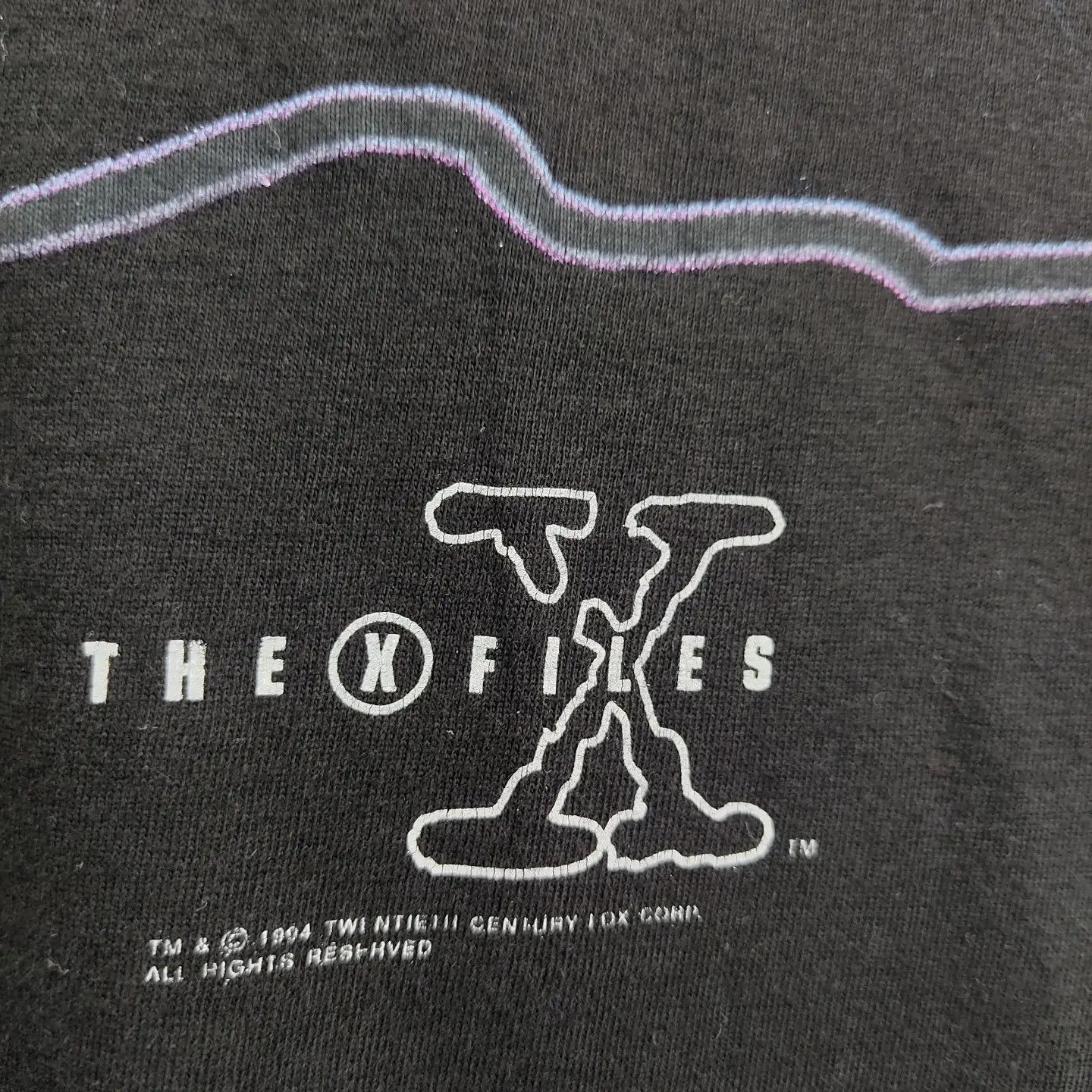 Band Tees × Vintage 1994 The X Files Thunder Size US XL / EU 56 / 4 - 4 Thumbnail