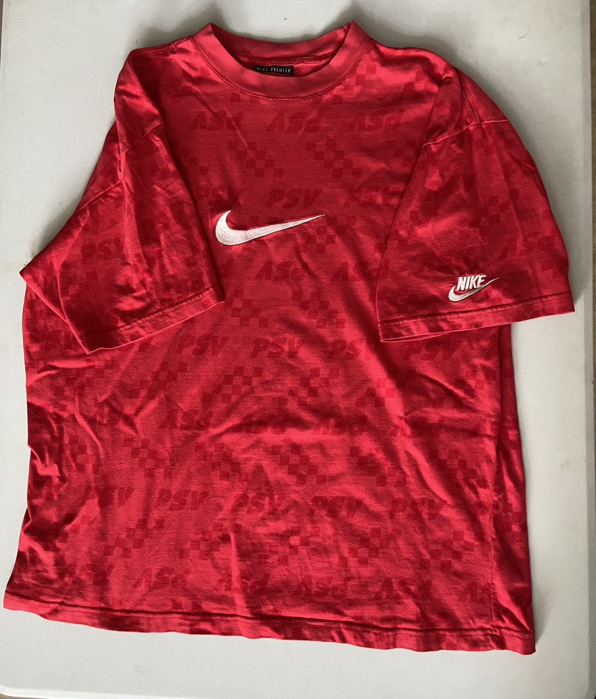 Nike × Vintage Vintage Nike t shirt monogram PSV Size US L / EU 52-54 / 3 - 1 Thumbnail