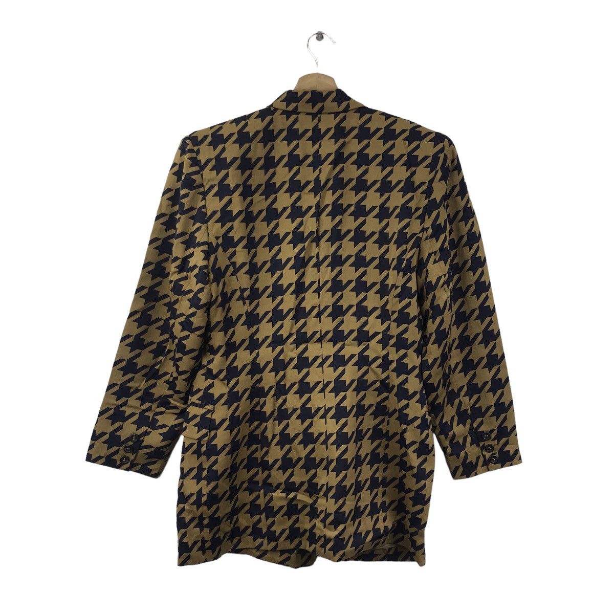 Japanese Brand SELAFINE Japanese Brand Overprint Gold Navy Blazer Coat Size XS / US 0-2 / IT 36-38 - 5 Thumbnail