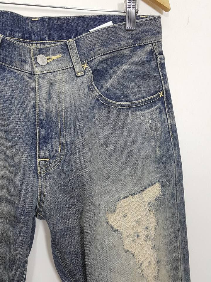 Swagger Ripped Rugged Distressed Denim Pant Size US 30 / EU 46 - 4 Thumbnail
