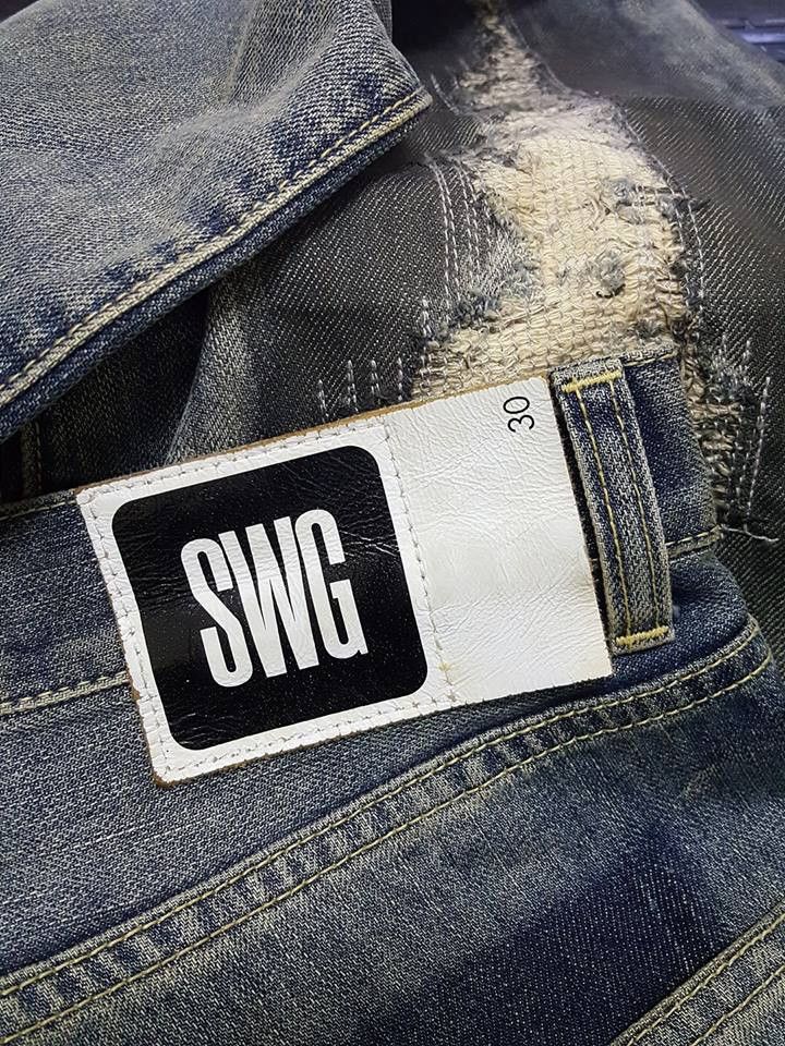 Swagger Ripped Rugged Distressed Denim Pant Size US 30 / EU 46 - 7 Thumbnail