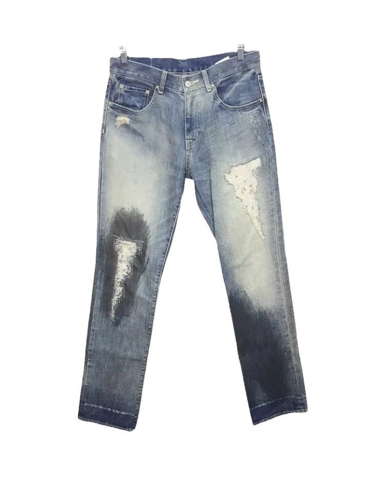 Swagger Ripped Rugged Distressed Denim Pant Size US 30 / EU 46 - 1 Thumbnail