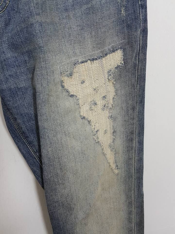 Swagger Ripped Rugged Distressed Denim Pant Size US 30 / EU 46 - 20 Thumbnail