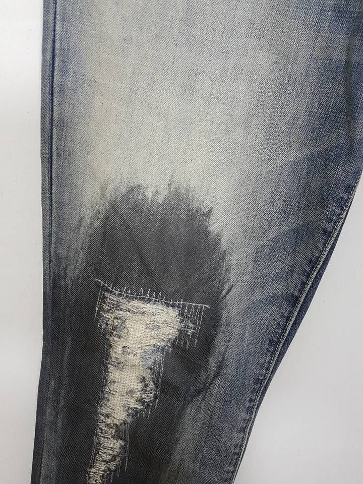 Swagger Ripped Rugged Distressed Denim Pant Size US 30 / EU 46 - 21 Thumbnail