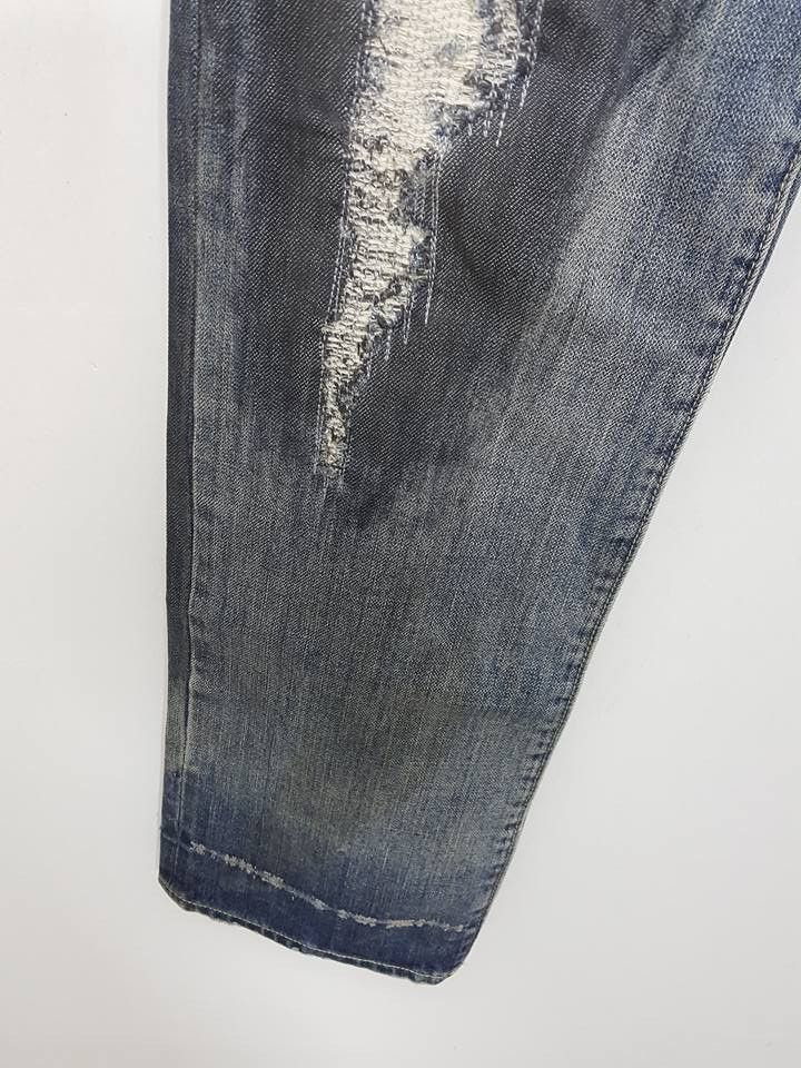 Swagger Ripped Rugged Distressed Denim Pant Size US 30 / EU 46 - 17 Thumbnail