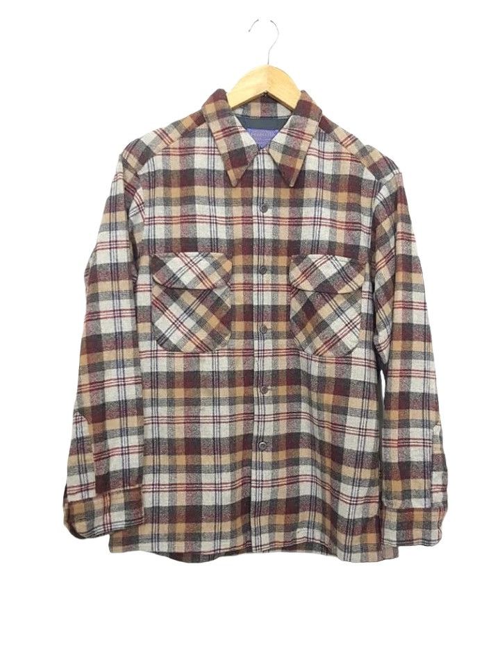 MADE IN USA PENDLETON PURE VIRGIN WOOL SHIRT
