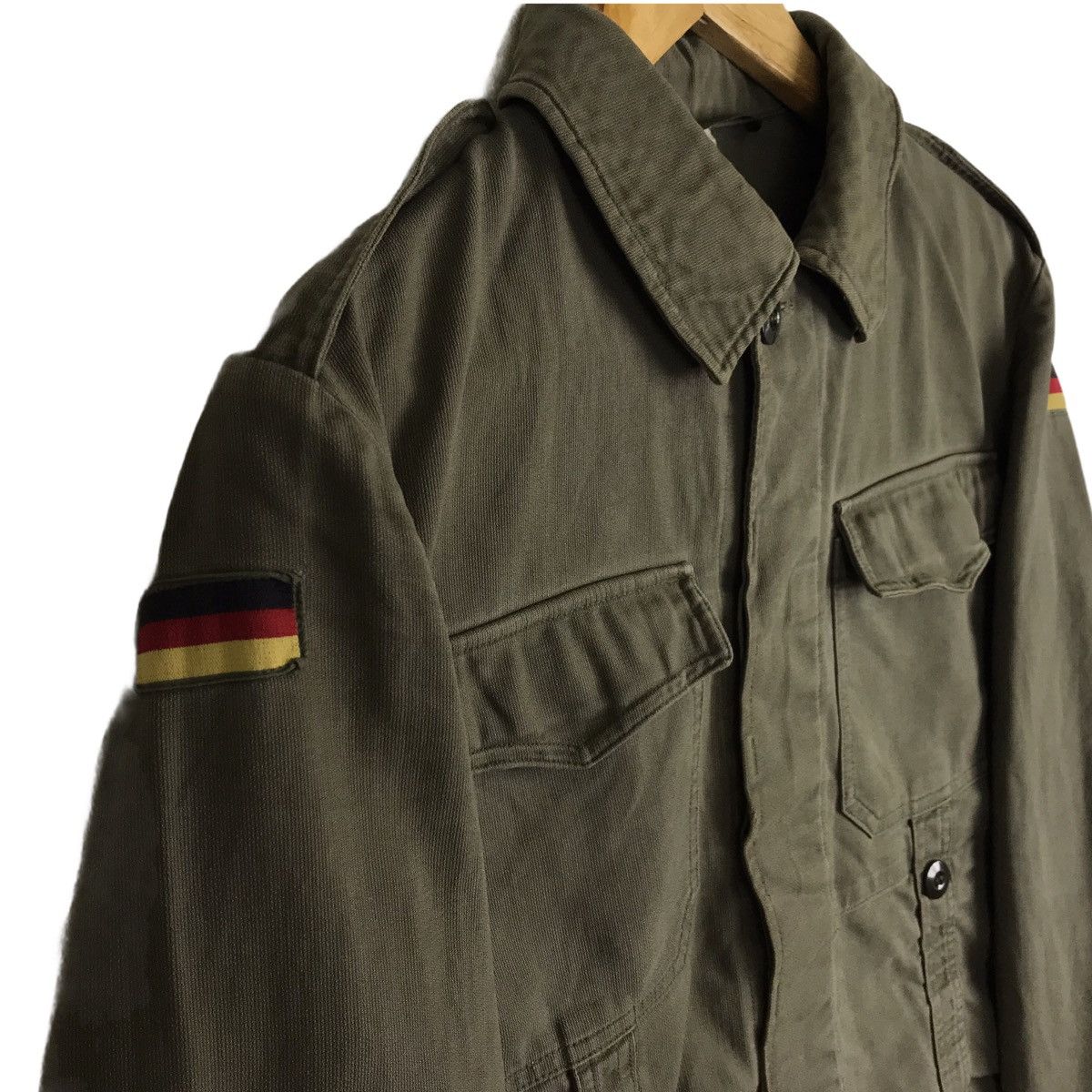 Other Vintage 80s German Military Button Up Long Sleeve Shirt Size US S / EU 44-46 / 1 - 6 Thumbnail
