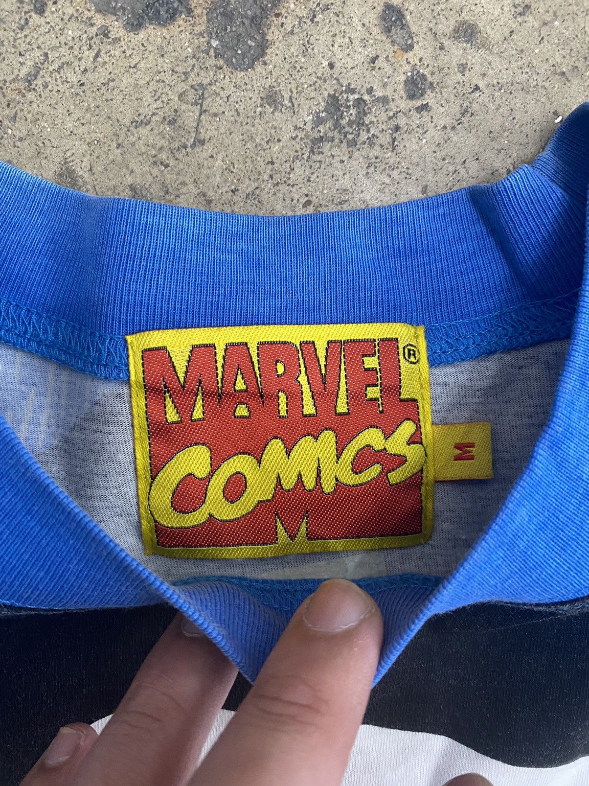 Marvel Comics × Vintage Vintage Captain America All Over Print M Marvel Supreme Size US M / EU 48-50 / 2 - 2 Thumbnail