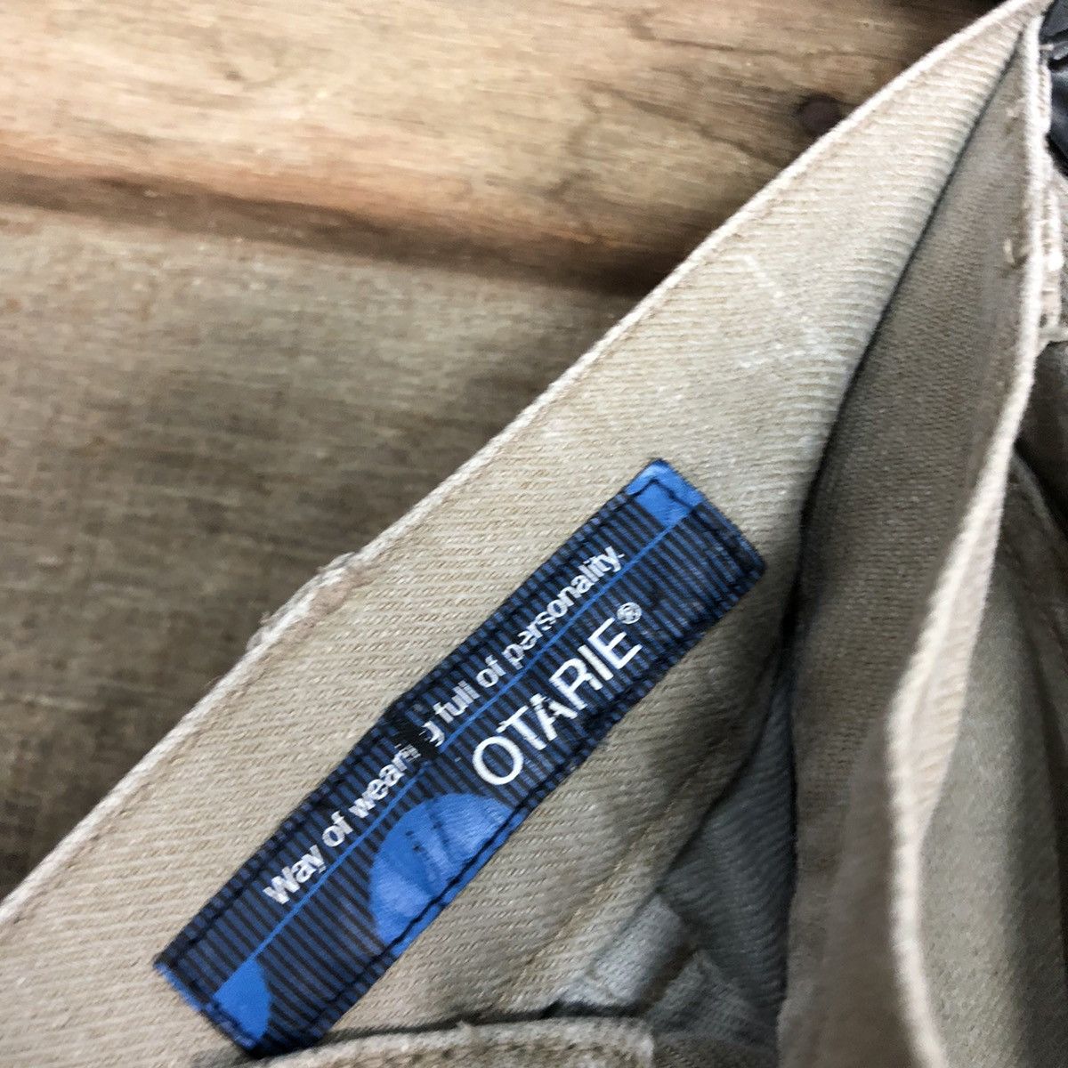 Japanese Brand Otarie Light Grey Multipocket Tactical Cargo Pants #c962 Size US 41 - 11 Thumbnail