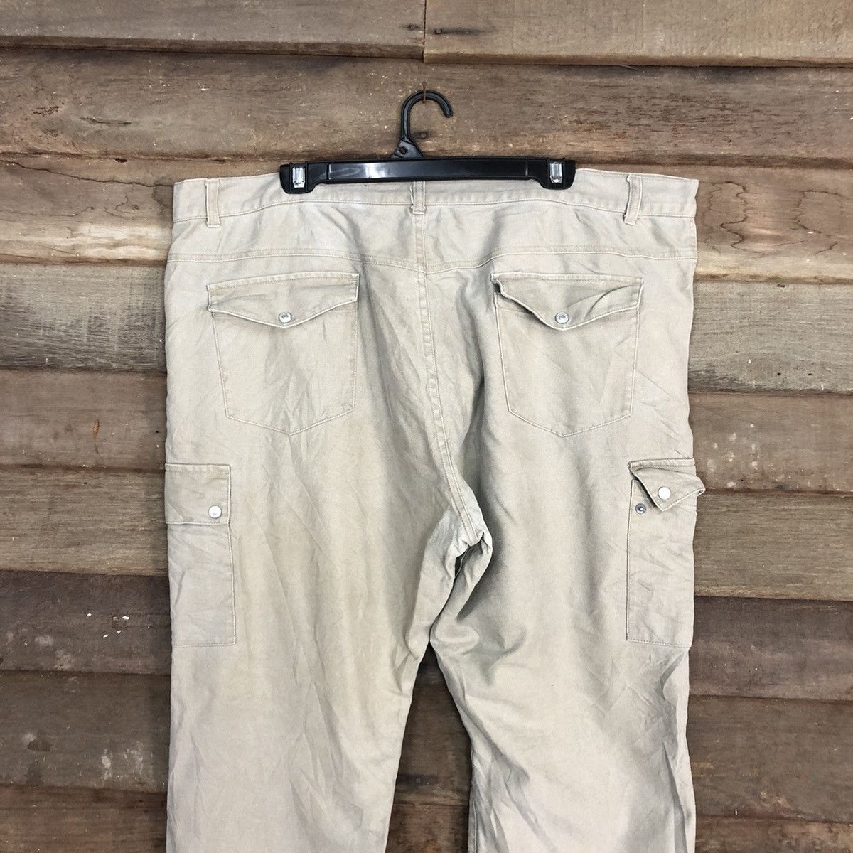 Japanese Brand Otarie Light Grey Multipocket Tactical Cargo Pants #c962 Size US 41 - 9 Thumbnail