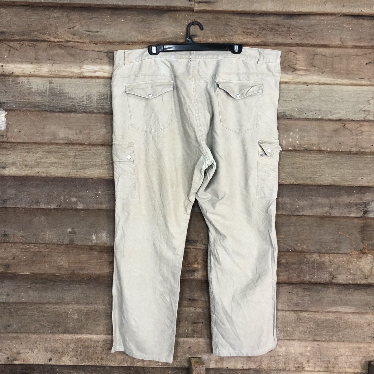 Japanese Brand Otarie Light Grey Multipocket Tactical Cargo Pants #c962 Size US 41 - 8 Thumbnail