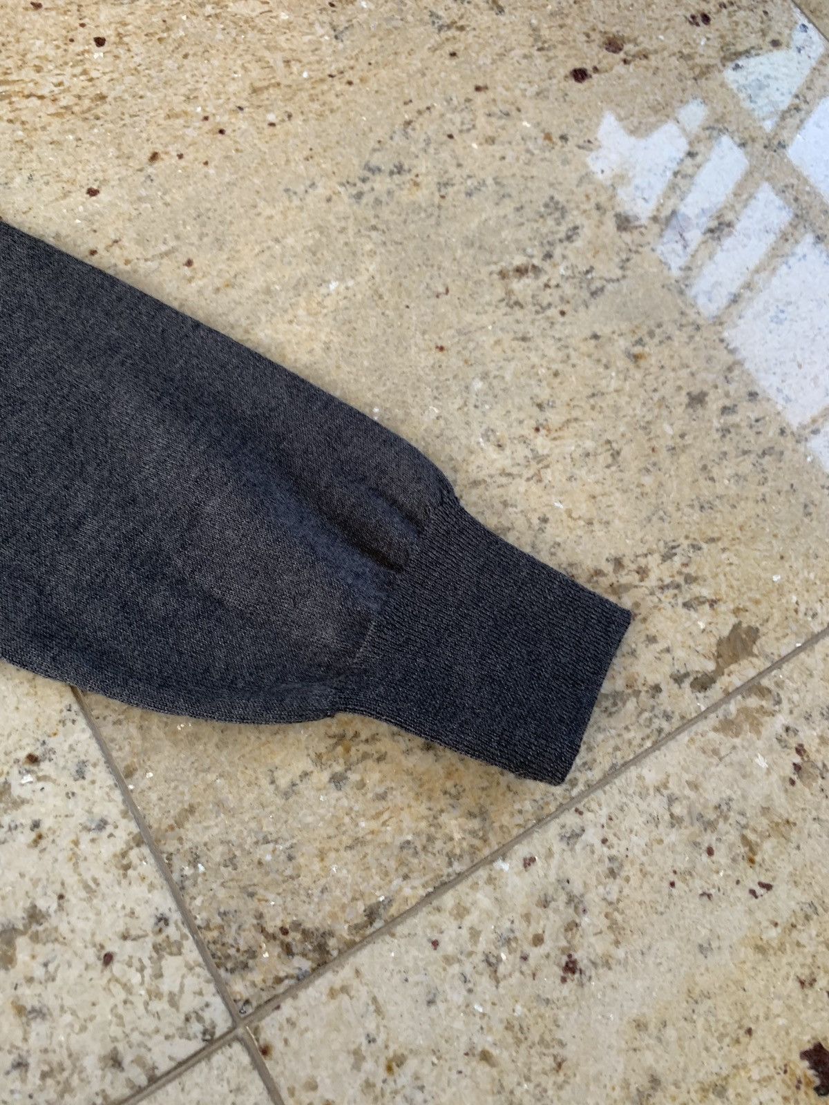 Maison Margiela Grey Knitwear With Black Trim Size US M / EU 48-50 / 2 - 9 Thumbnail