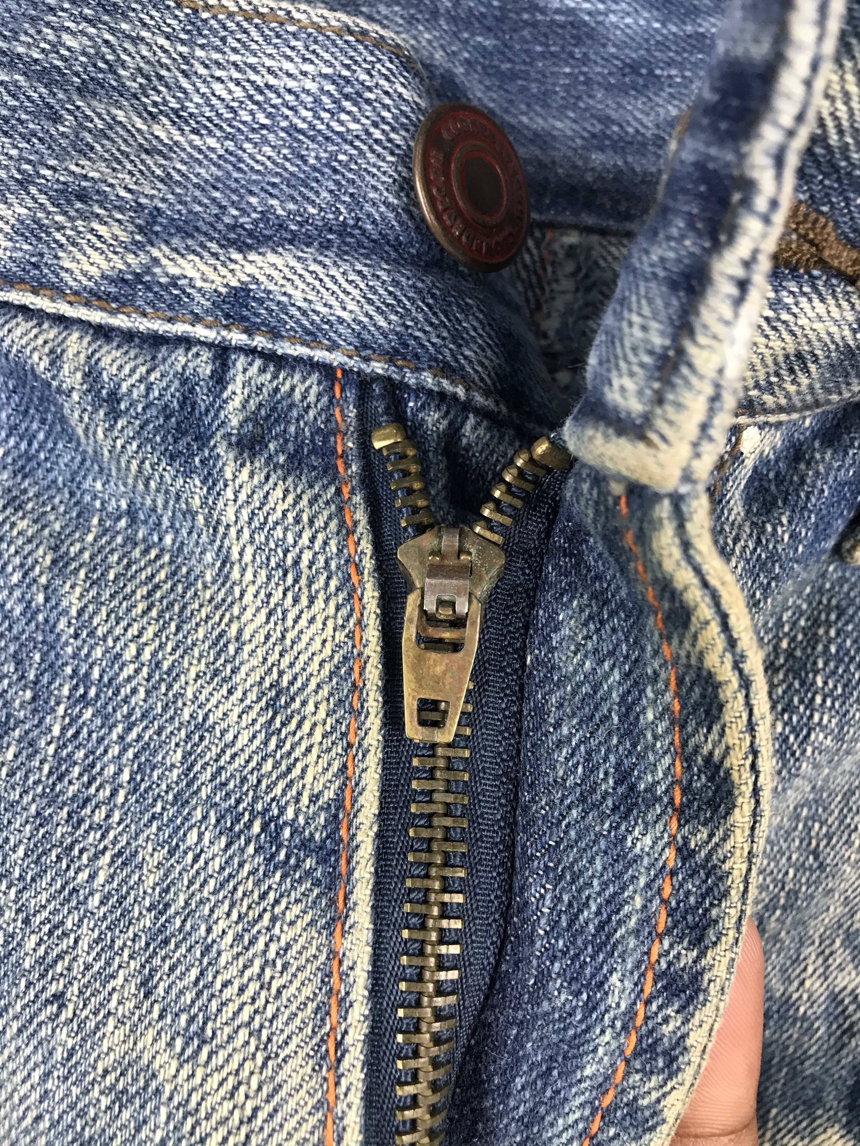 Japanese Brand Shortpants Rainbow Distressed Denim Size US 33 - 7 Thumbnail
