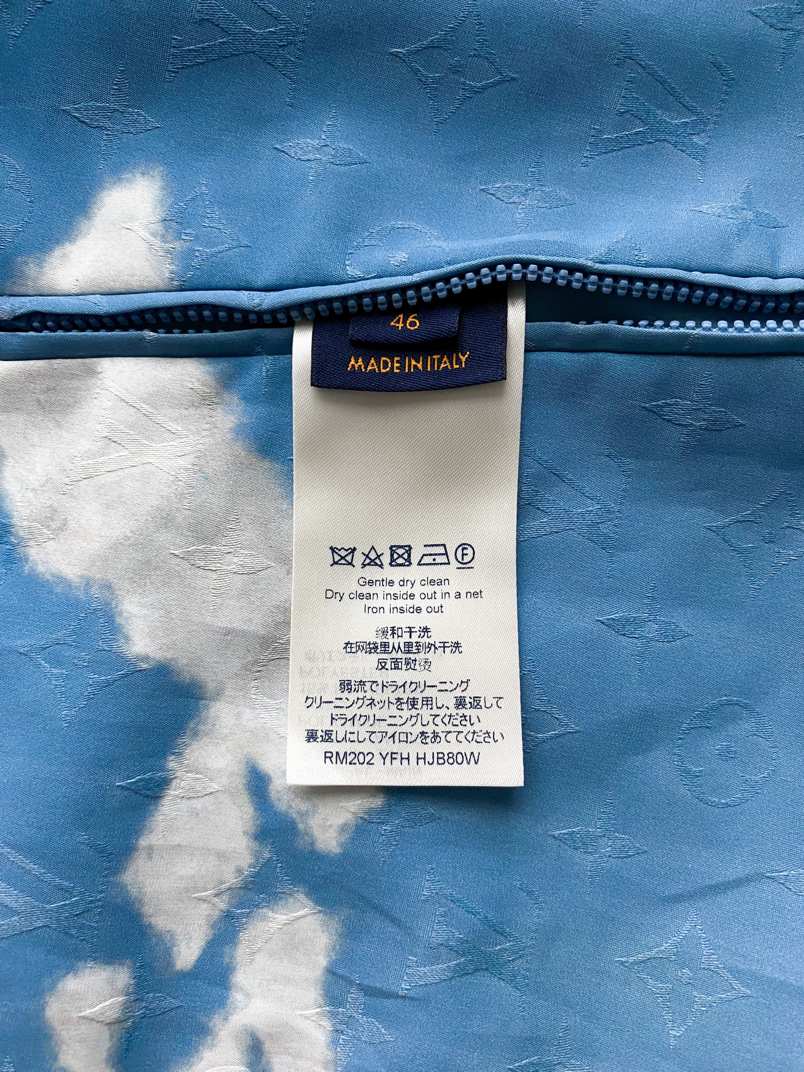 Louis Vuitton Louis Vuitton Blue Monogram Cloud Wind Breaker Size US S / EU 44-46 / 1 - 5 Thumbnail