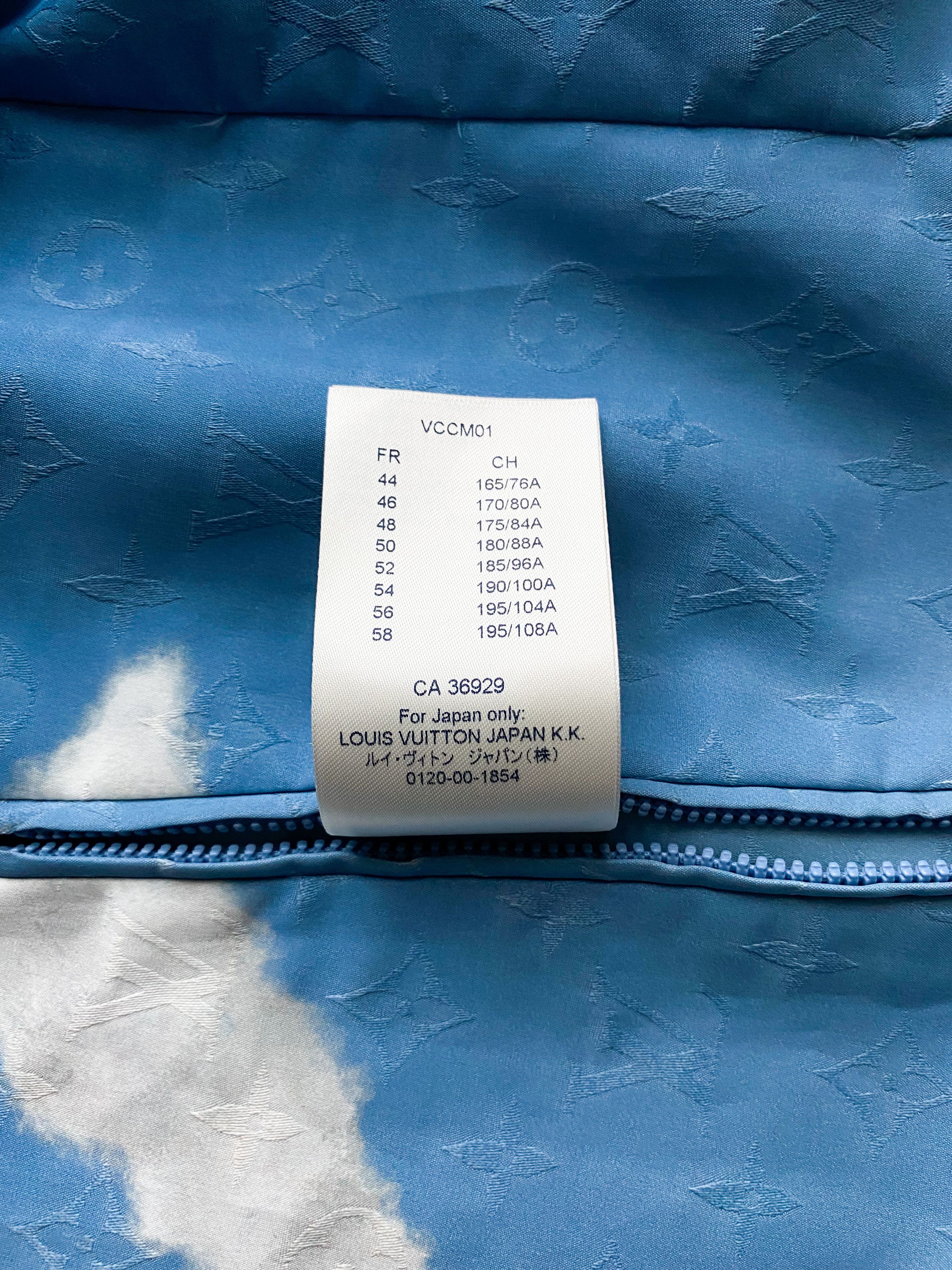 Louis Vuitton Louis Vuitton Blue Monogram Cloud Wind Breaker Size US S / EU 44-46 / 1 - 7 Thumbnail