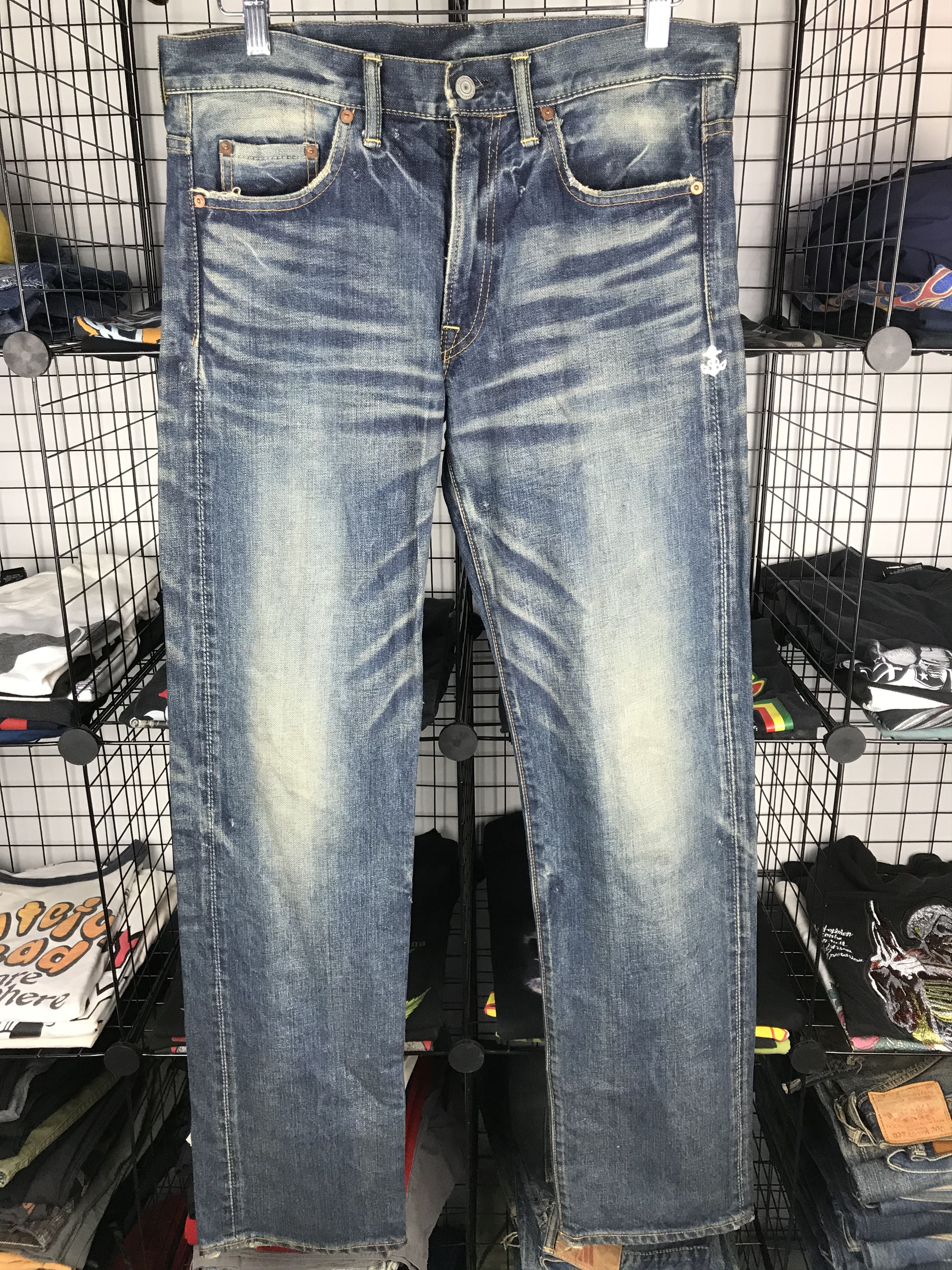 Japanese Brand Blueport Denim Streetwear Size US 33 - 1 Thumbnail