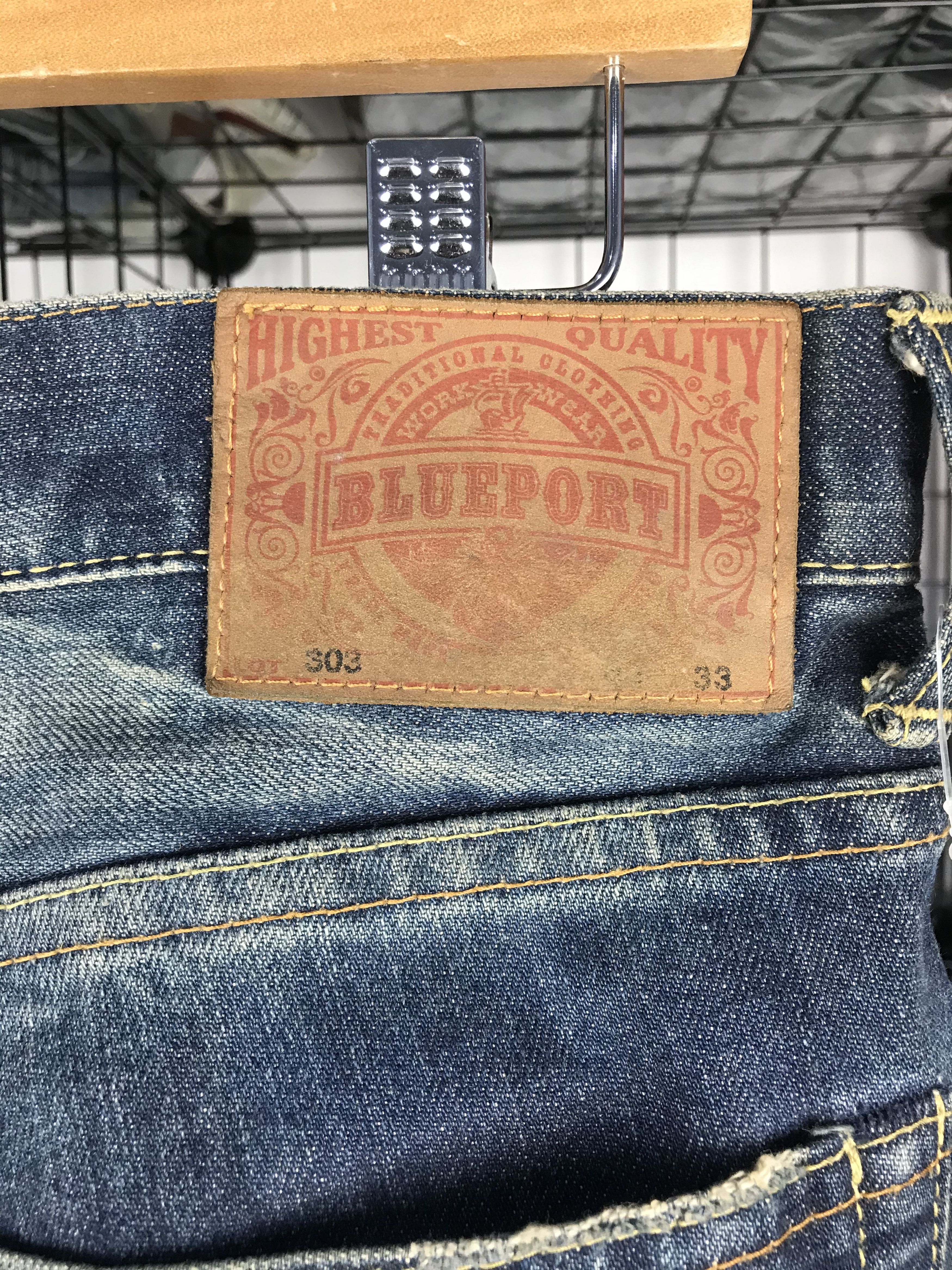 Japanese Brand Blueport Denim Streetwear Size US 33 - 7 Thumbnail