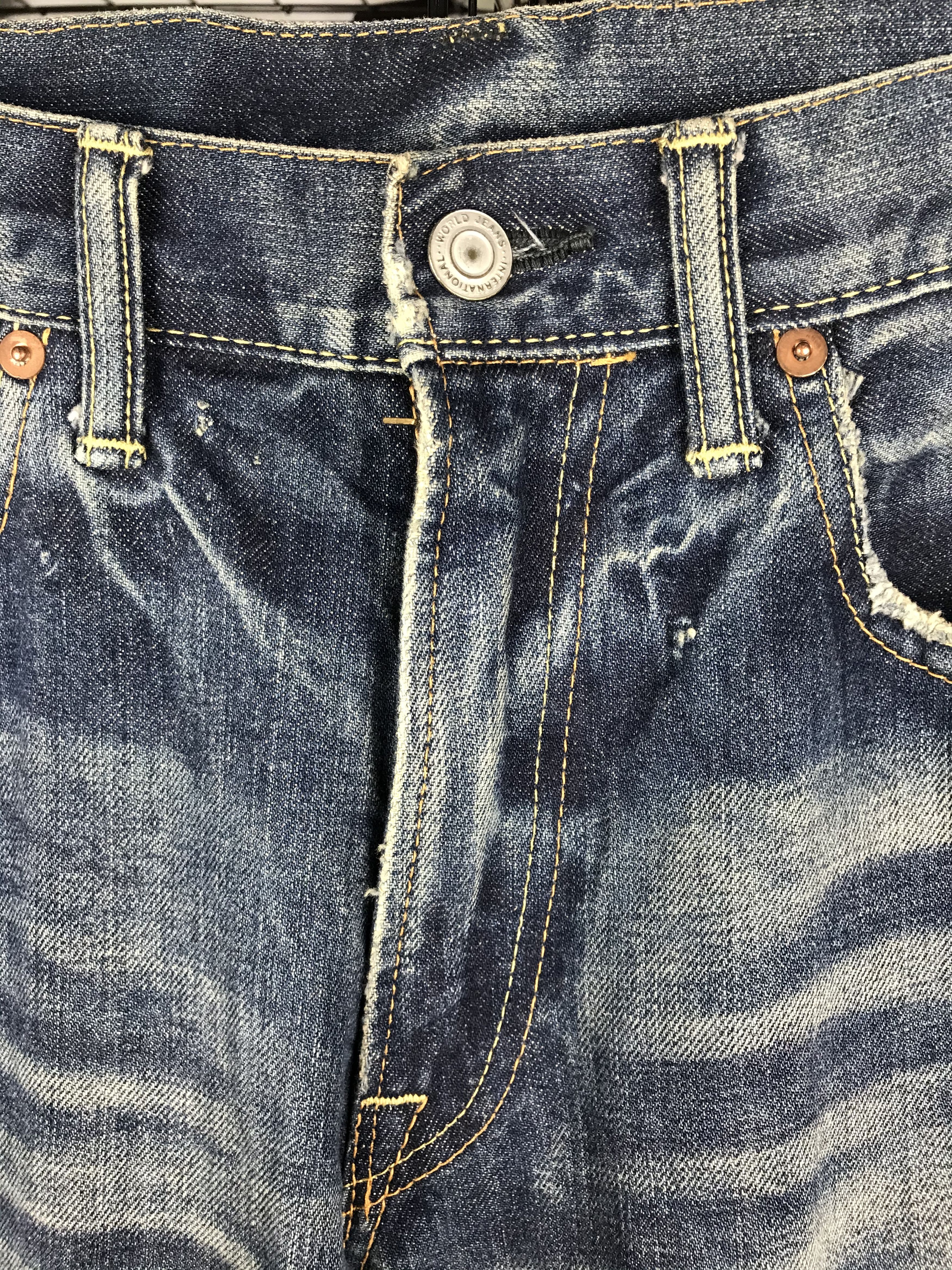 Japanese Brand Blueport Denim Streetwear Size US 33 - 2 Thumbnail