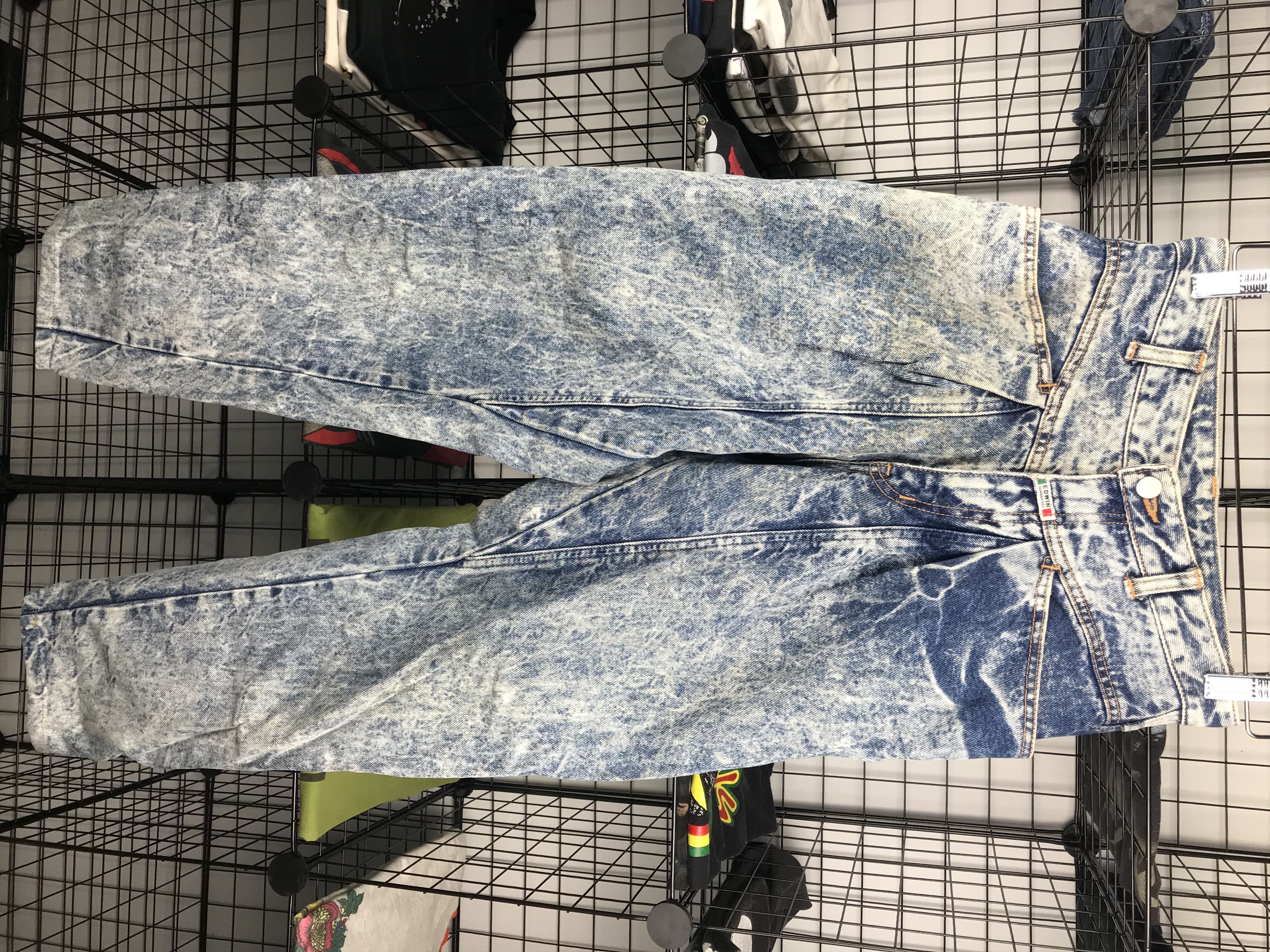 Japanese Brand × Vintage RARE' Edwin denim jeans asid wash blue Size US 26 / EU 42 - 1 Thumbnail
